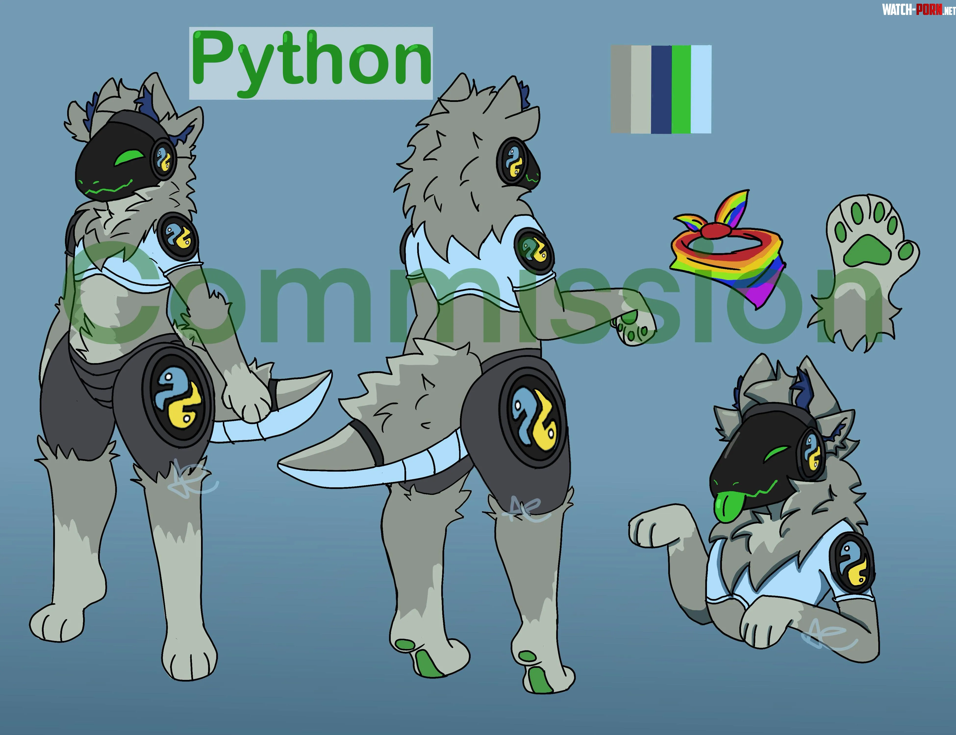 Protogen ref comm for someone on discord 3 by Naive-Appointment231