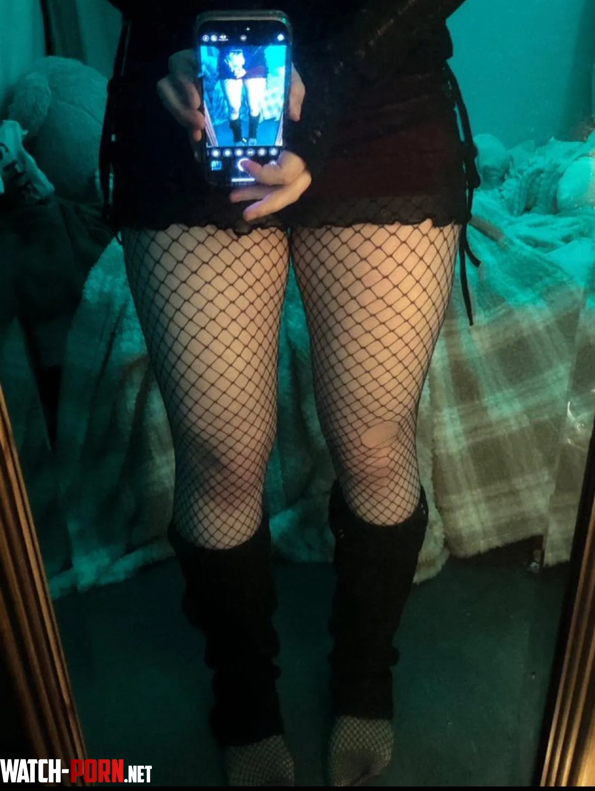 first time trying fishnets on  by Fouzers