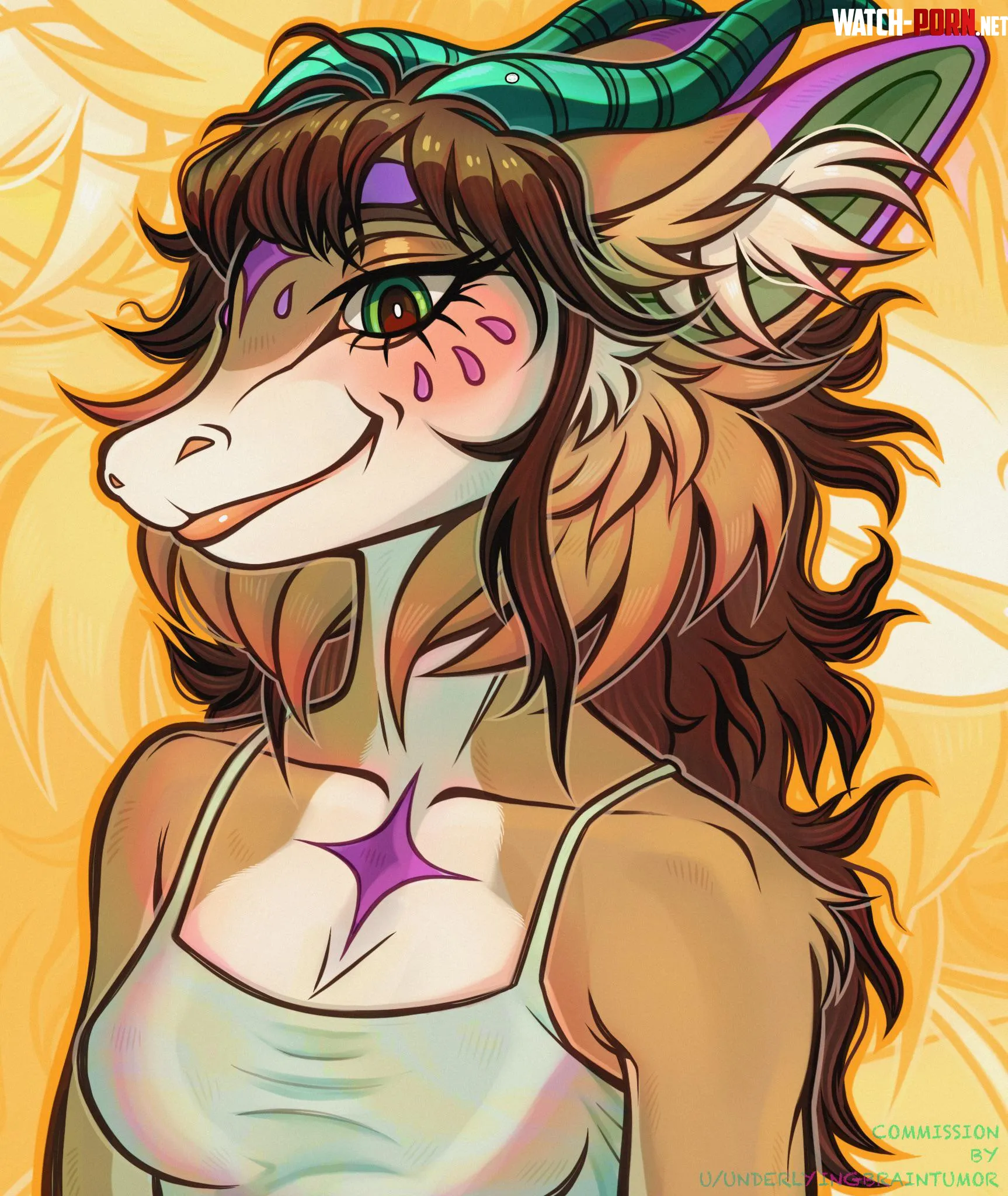 comm I finished up today isnt she pretty  by underlyingbraintumor