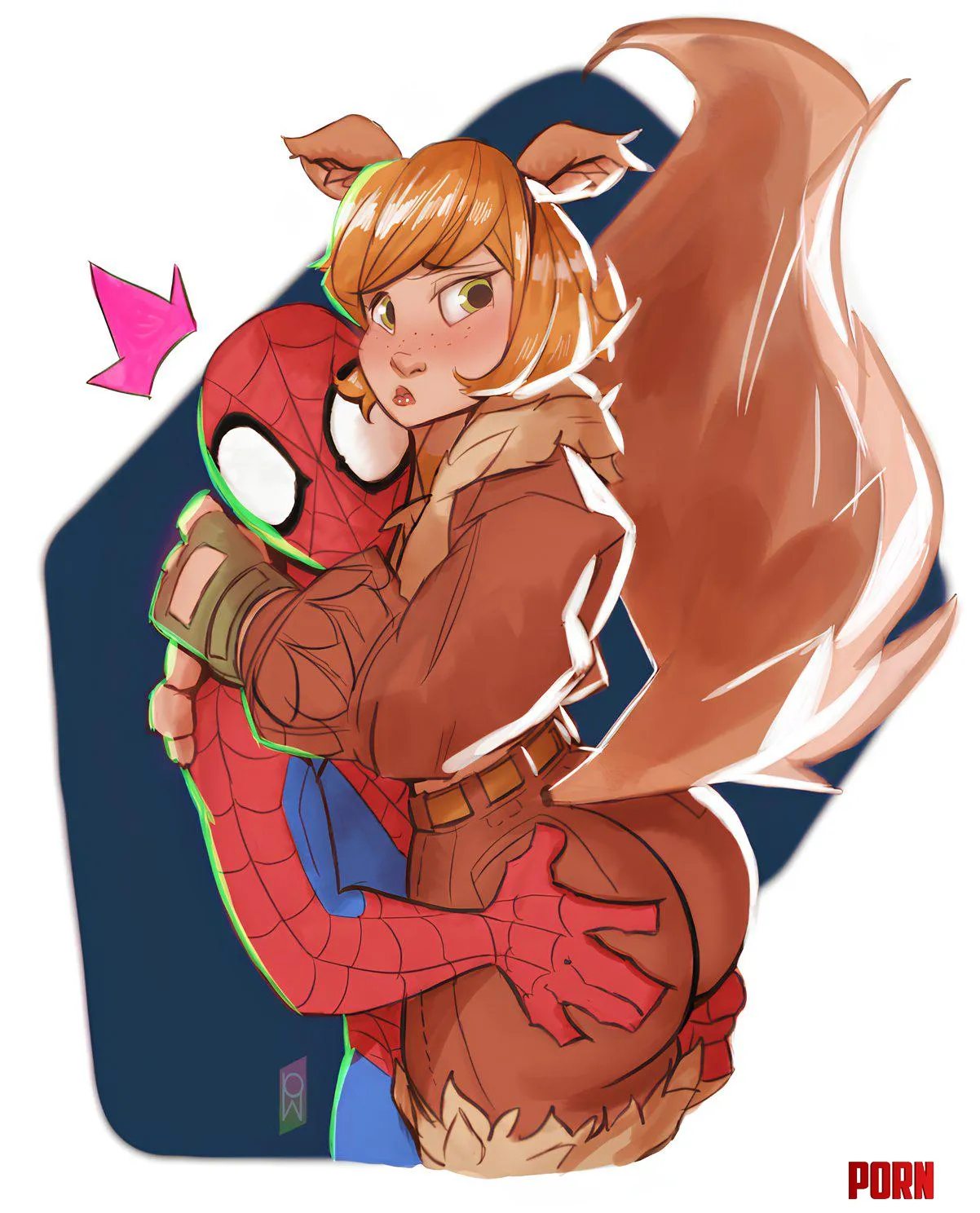 Squirrel Girl and Spiderman PhelippeTom Marvel Rivals by KrazyK1989