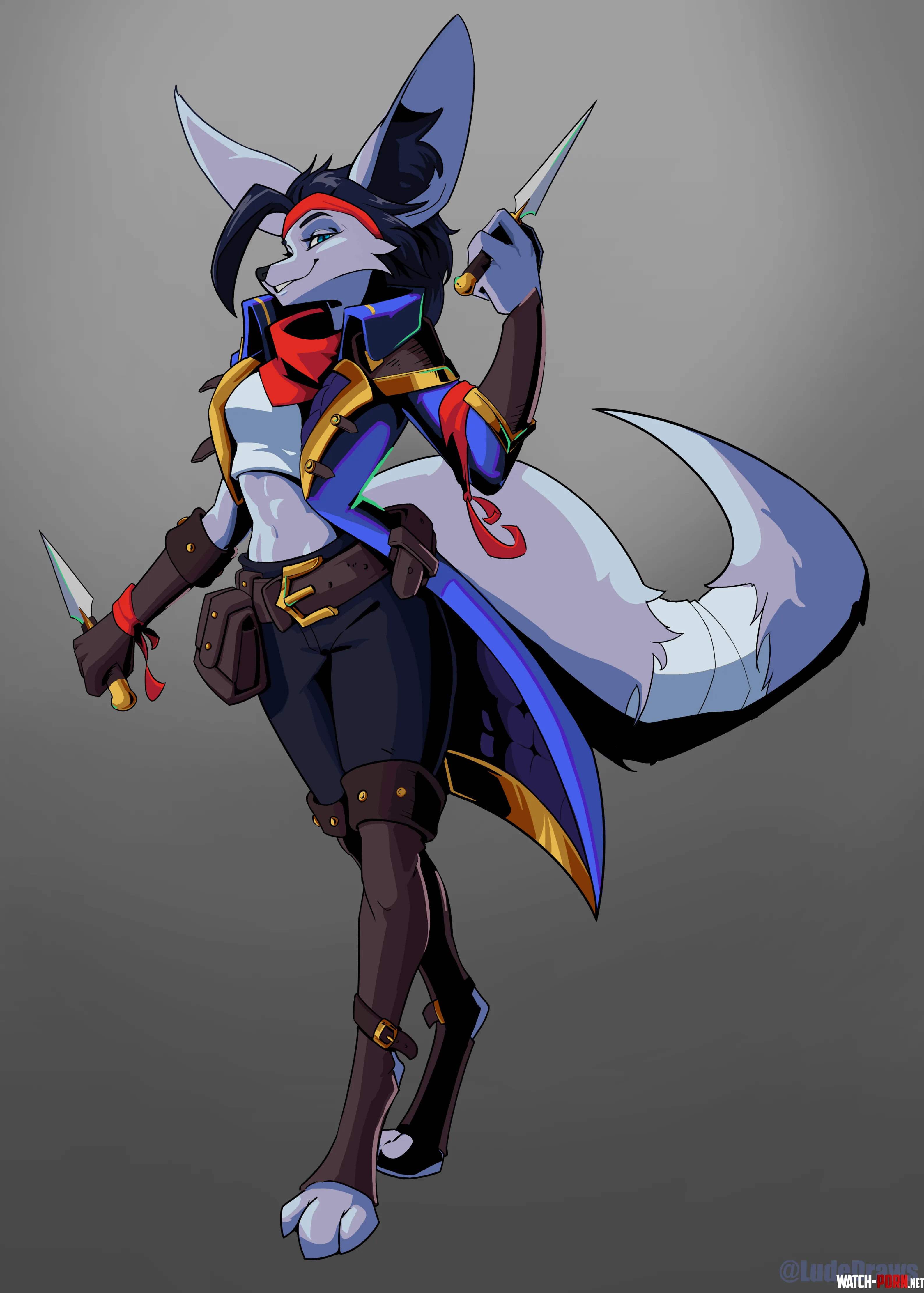  Rogue fox commission  by me by Interlude_00