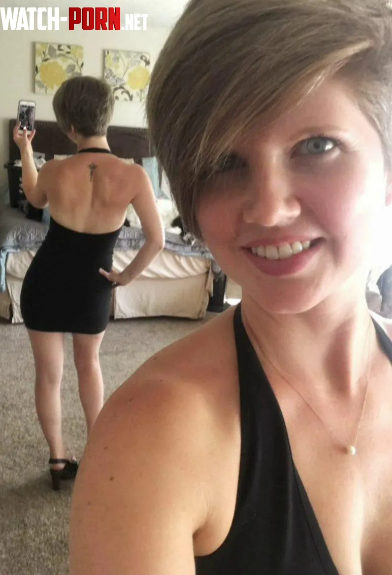 just a mom wearing a black tight dress by AvaSparkle_