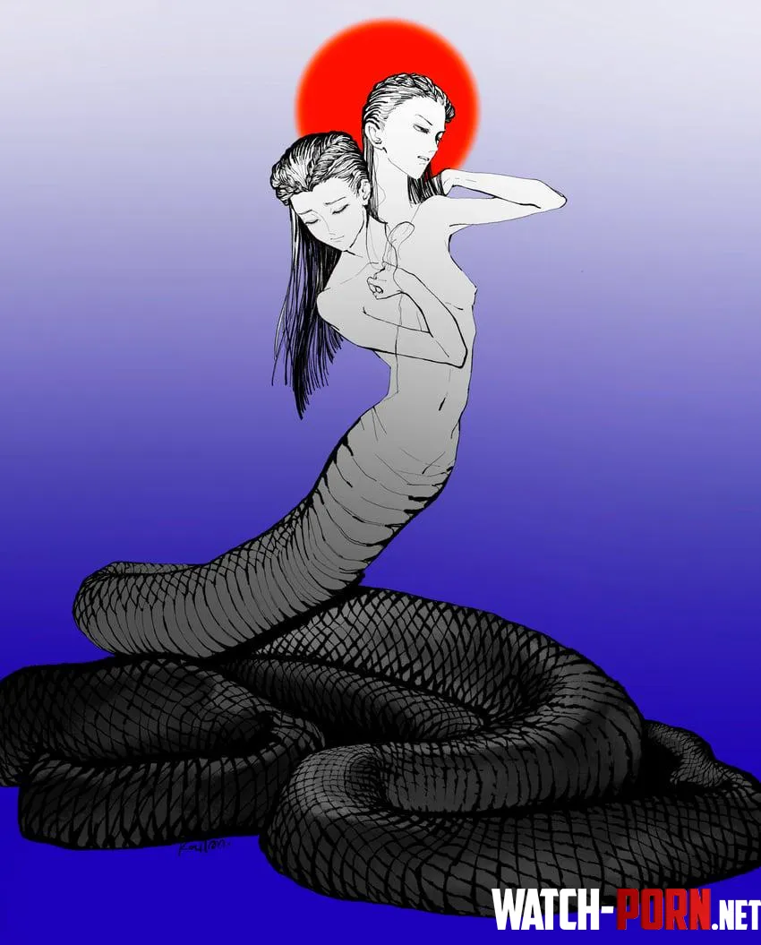 2 heads lamia by Whisper_Souls