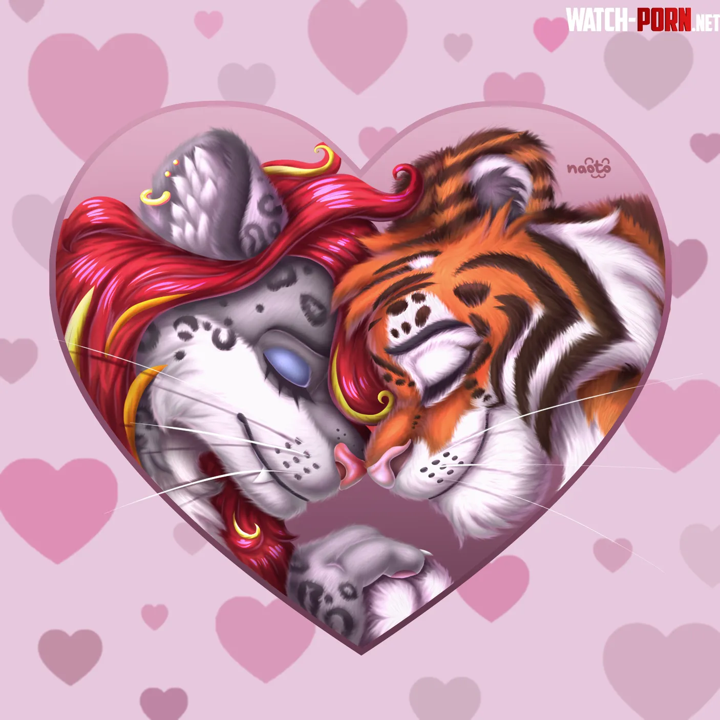 Valentines heart Art by me by NaotoUniverse