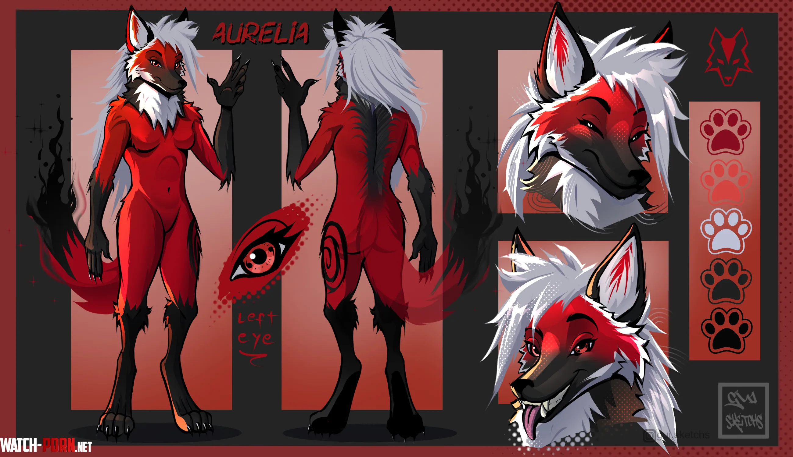 Finished Ref Sheet commission for Aurelia DM Me   By Me by gui_sketchs