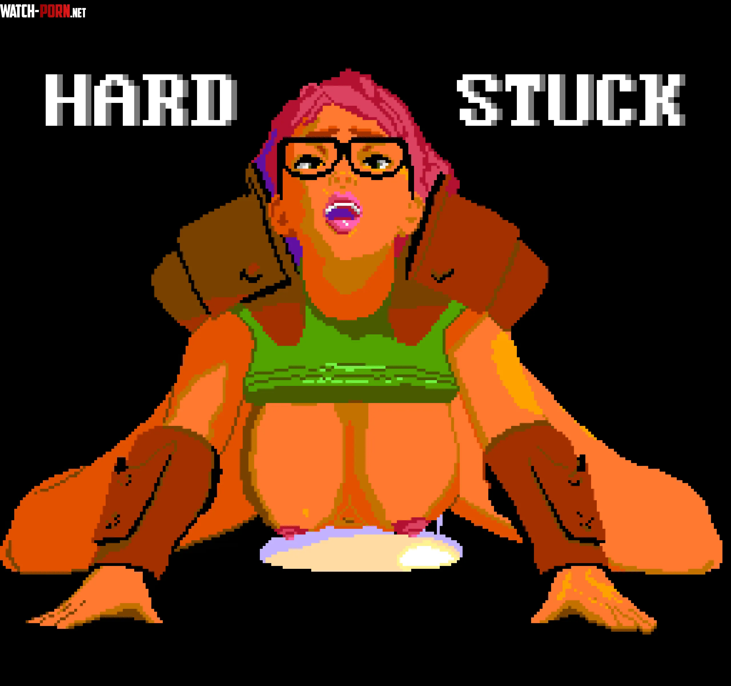 Chloe Glands HARD STUCK Fan Art  NES Palette and resolution by LocalSignificant2132