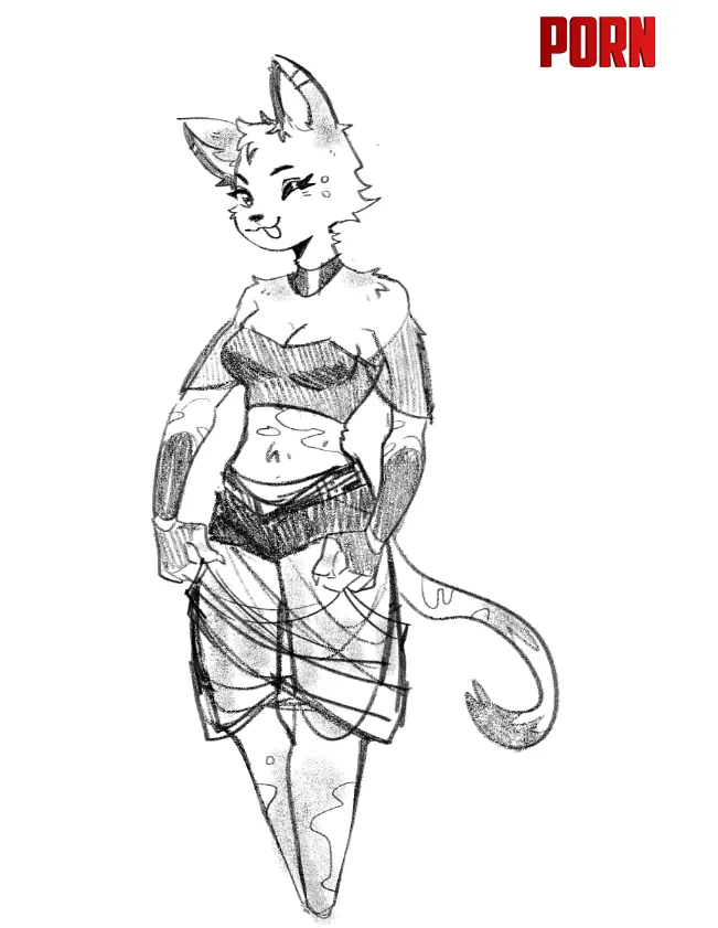 made a tabaxi dancer npc for dnd by pendantdropper