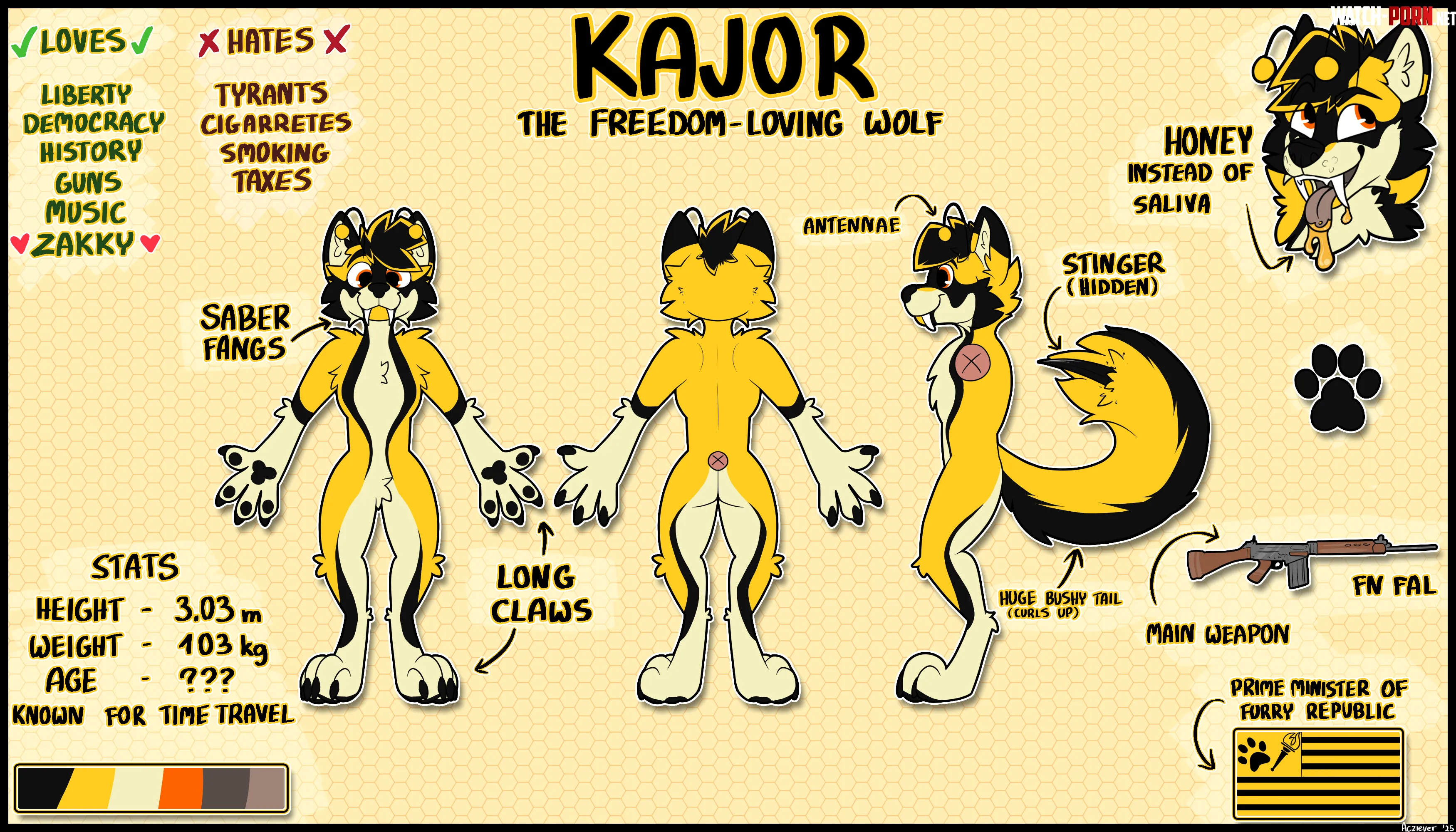 New refsheet  Made by Acziever by Kajor3003