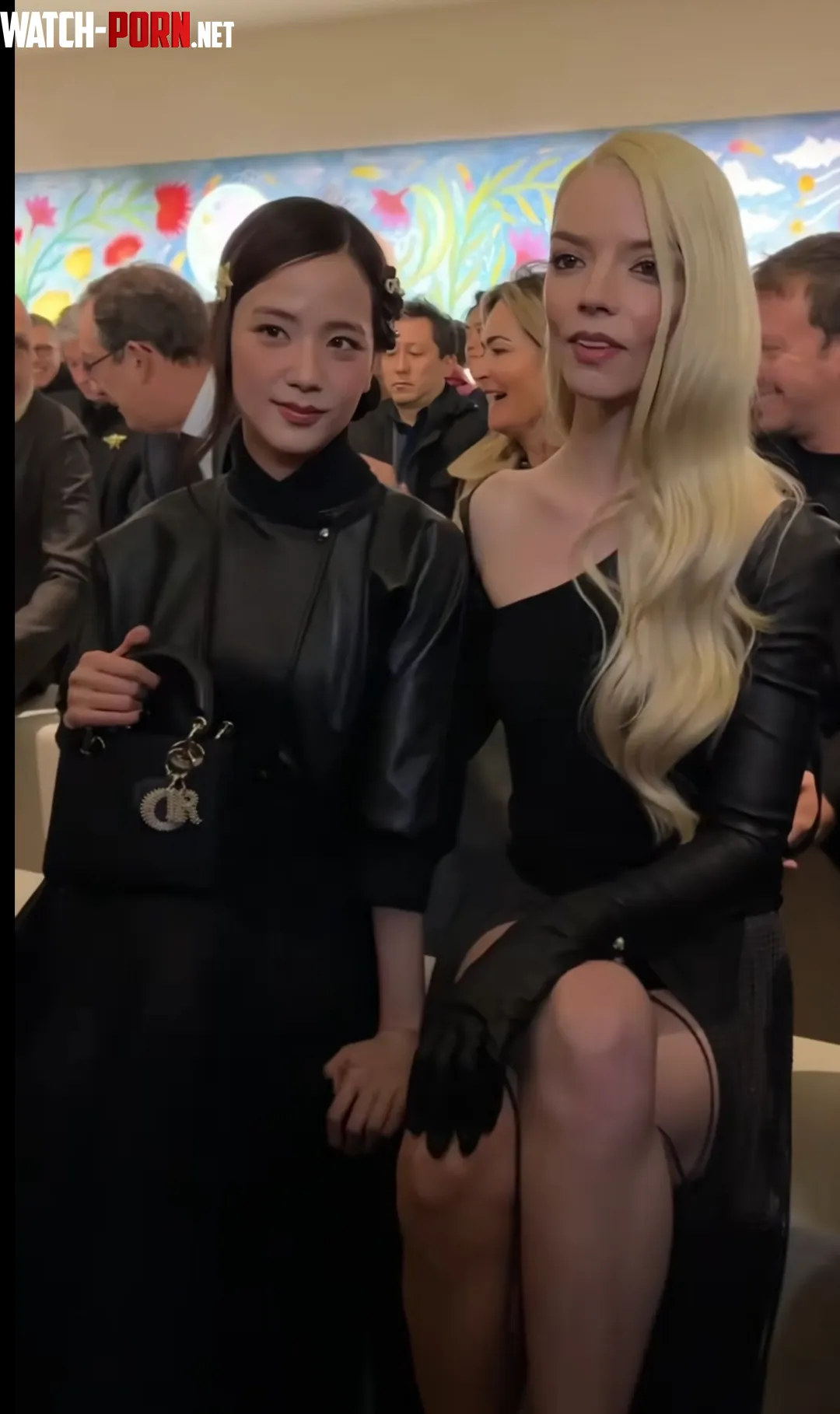 The duo we didnt know we need anya taylor joy and jisoo by saleinflus