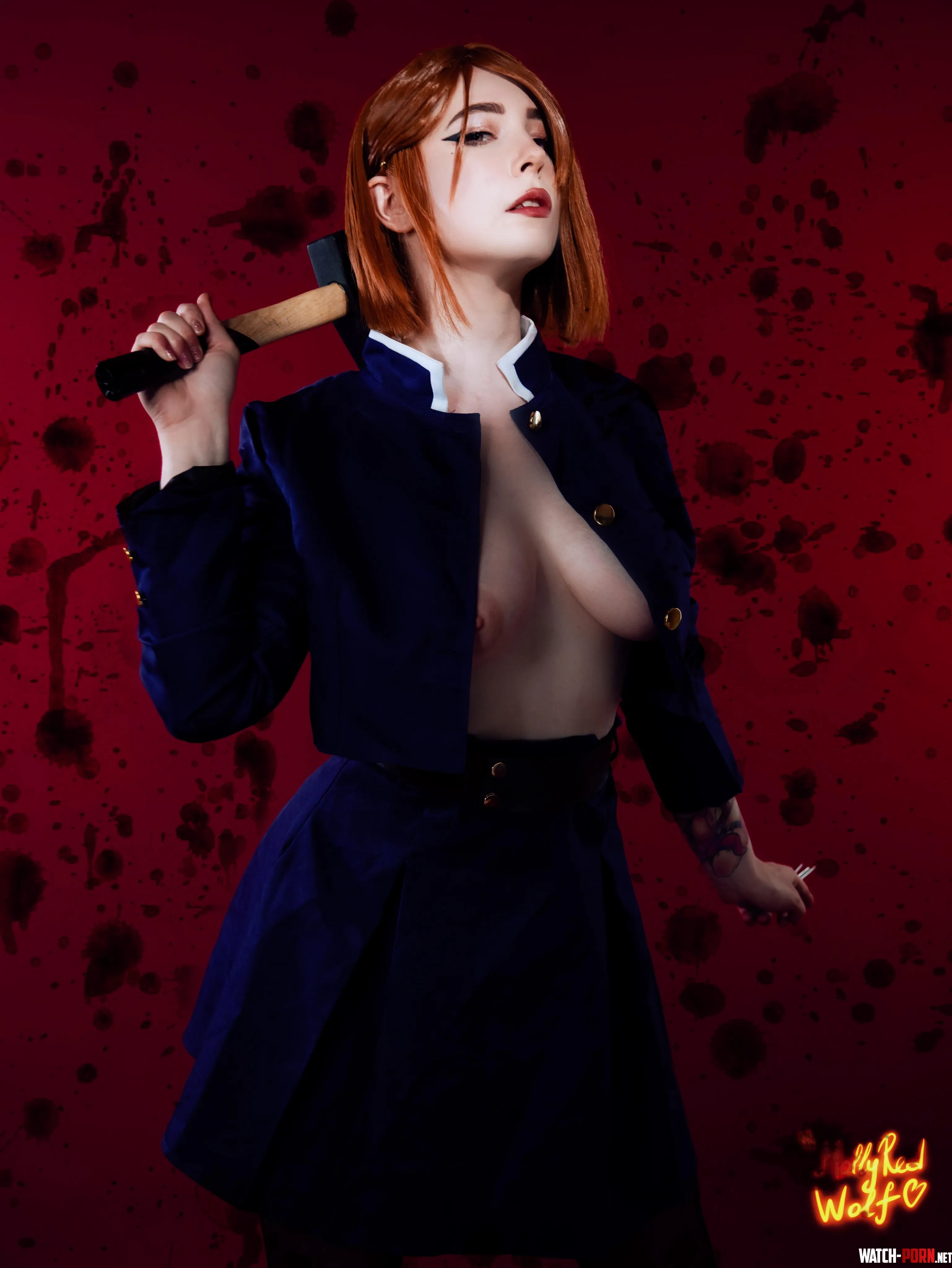 Nobara Kugisaki from Jujutsu Kaisen by Mollyredwolf by MollyRedWolf