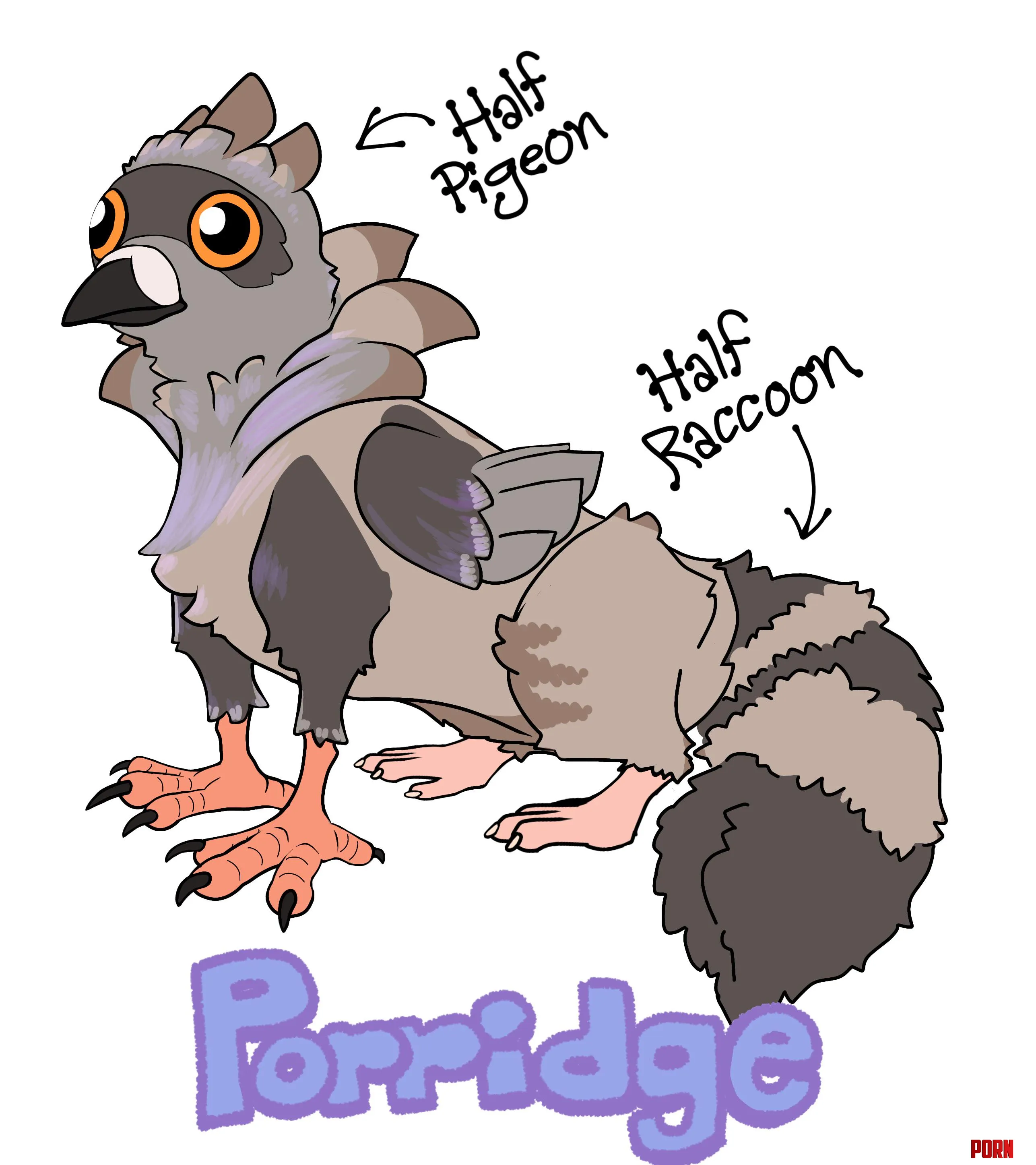 Porridge the Pidgecoon by SeriousIndividual184