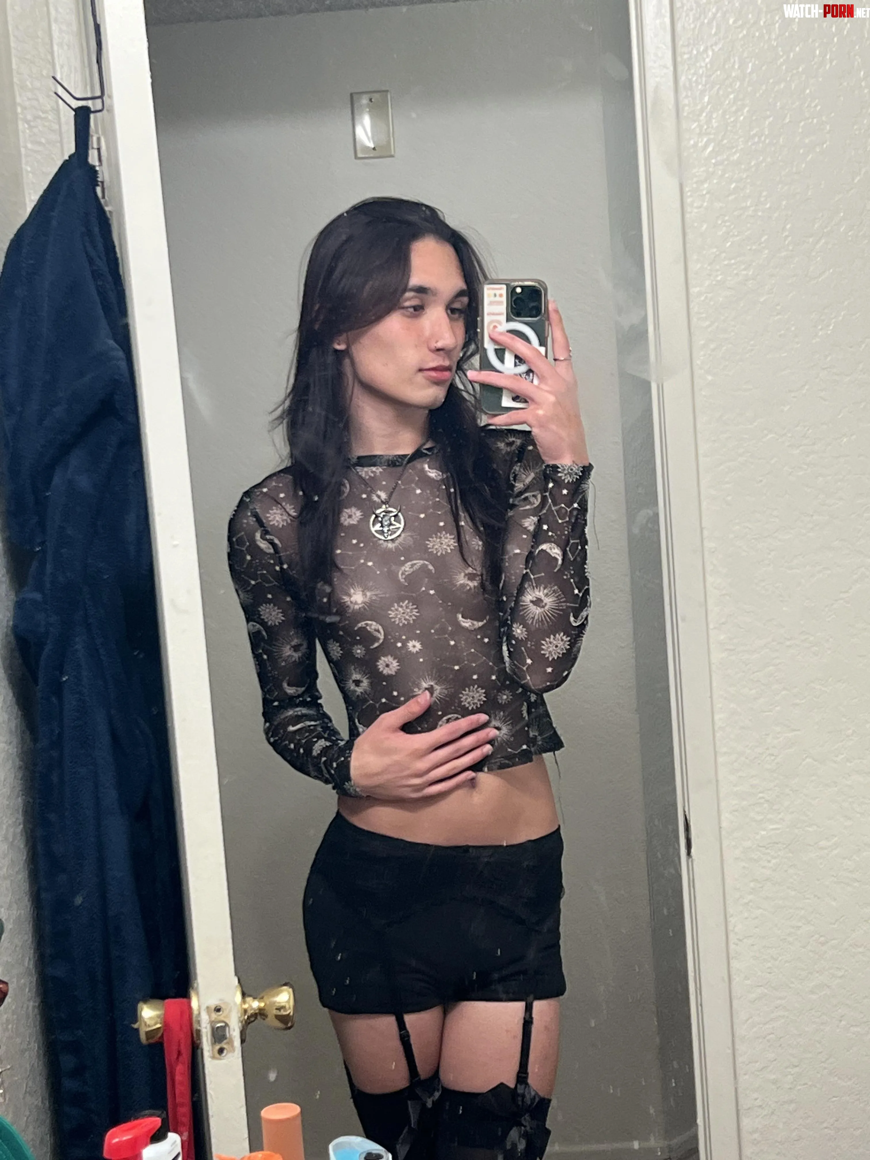 Femboy outfit ignore my awkward pose  by SenriiCrane