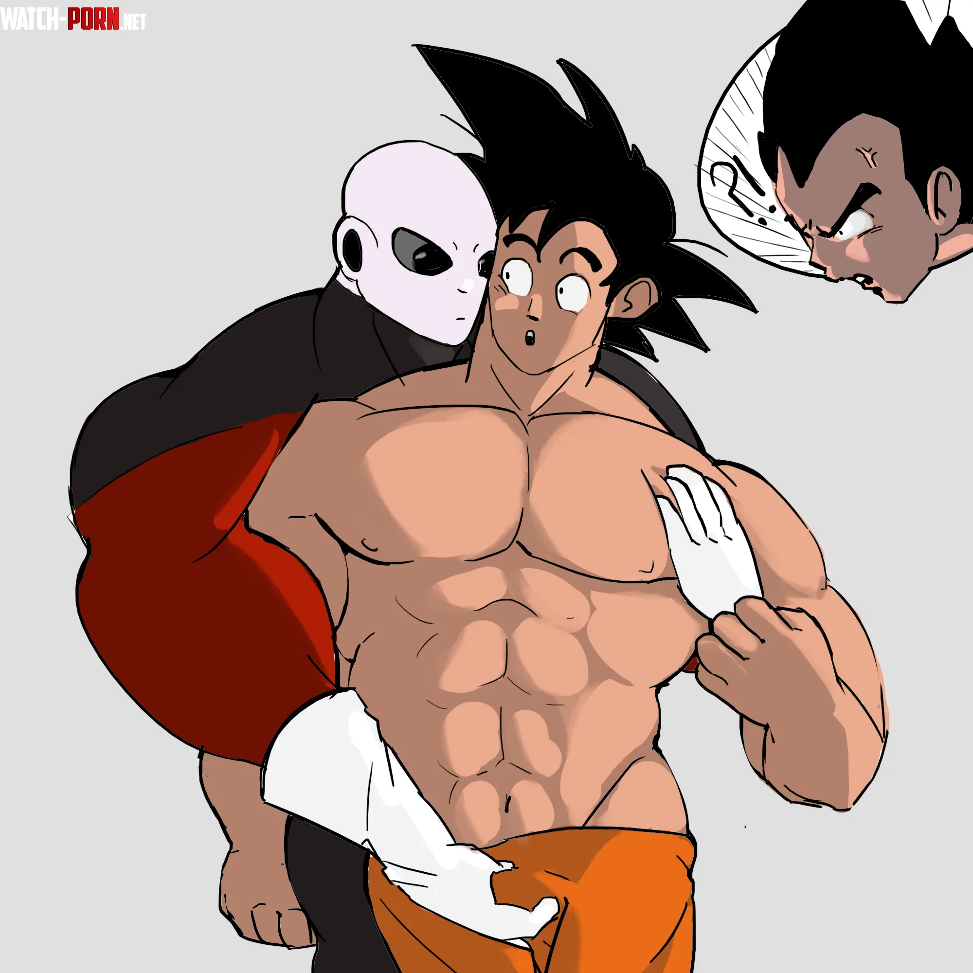 Goku and Jiren by me by Clich8