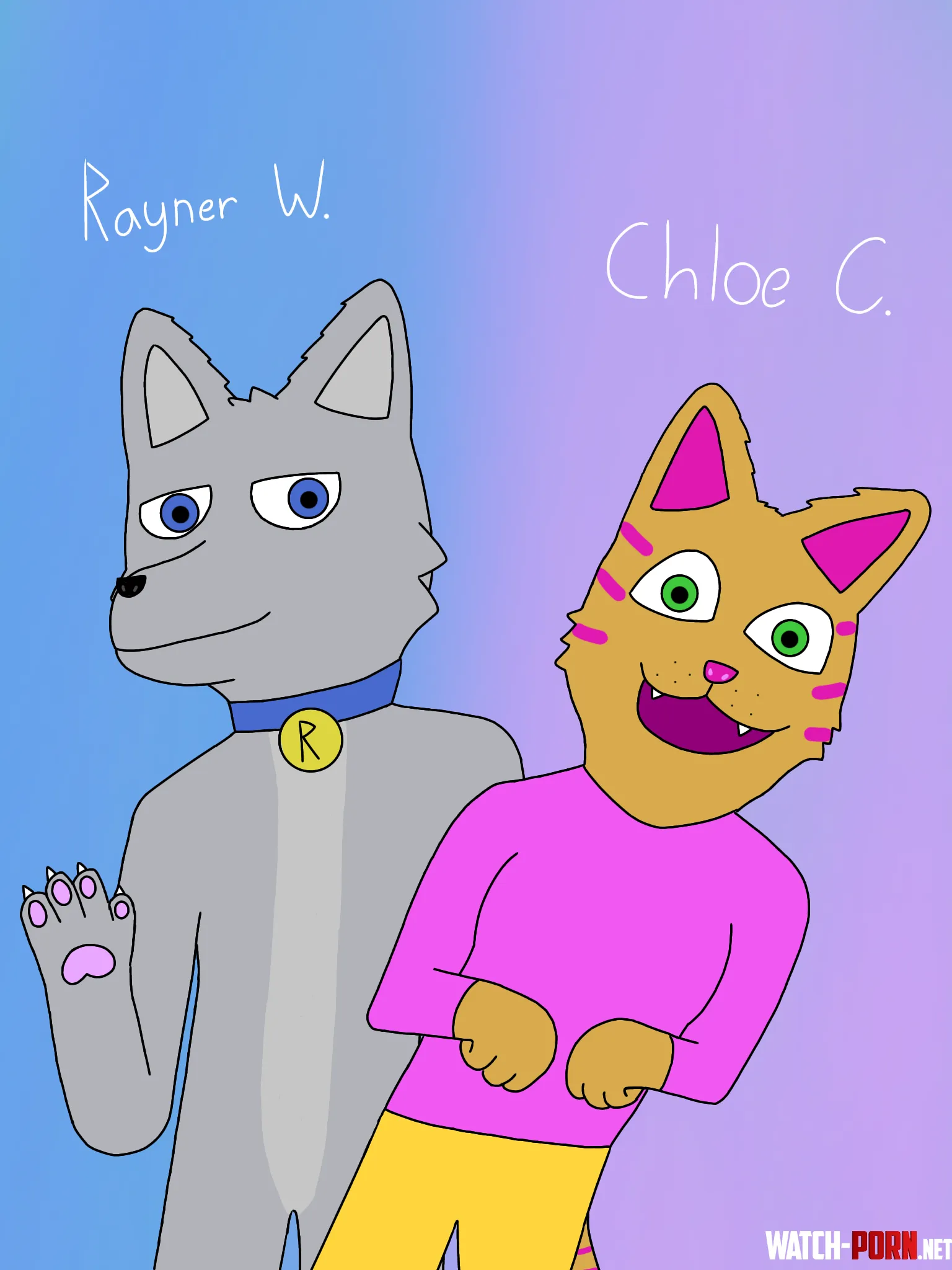 Rayner and Chloe OCs by me by Red_Fox87