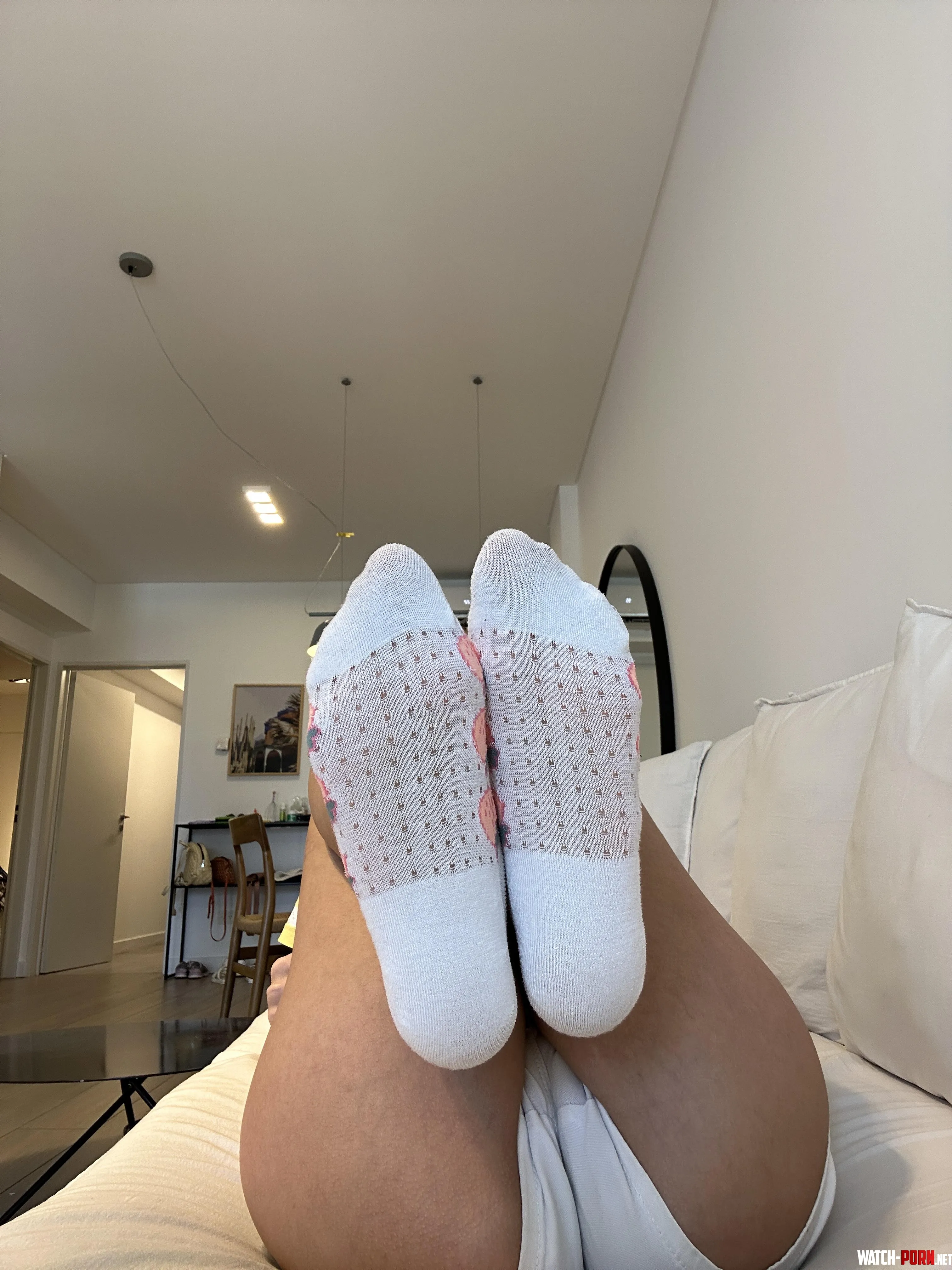 Perfectly white socks only for my redditors F by angelicjas