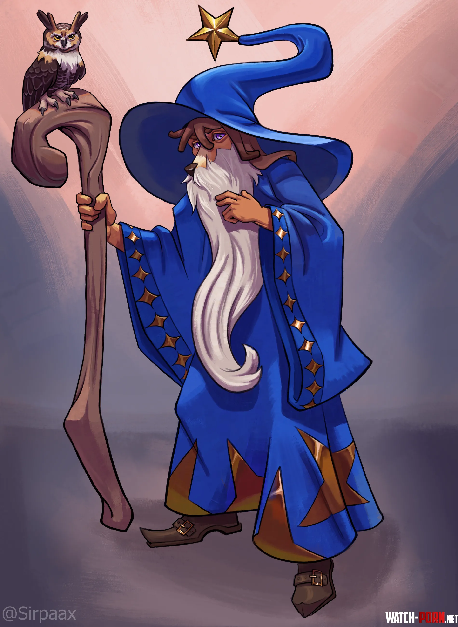 Cooney as the wise mage would you like me to draw you sona too art by me by Sirpaax