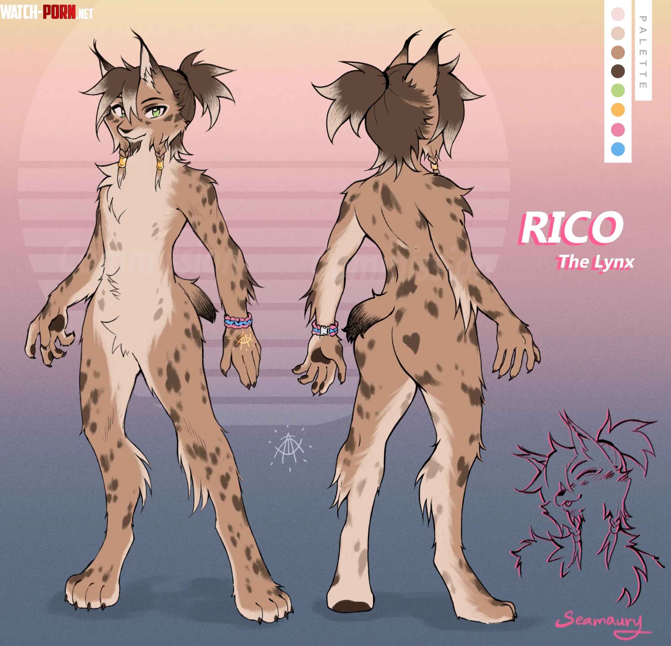 Reference sheet comm for Rico   by seamaury