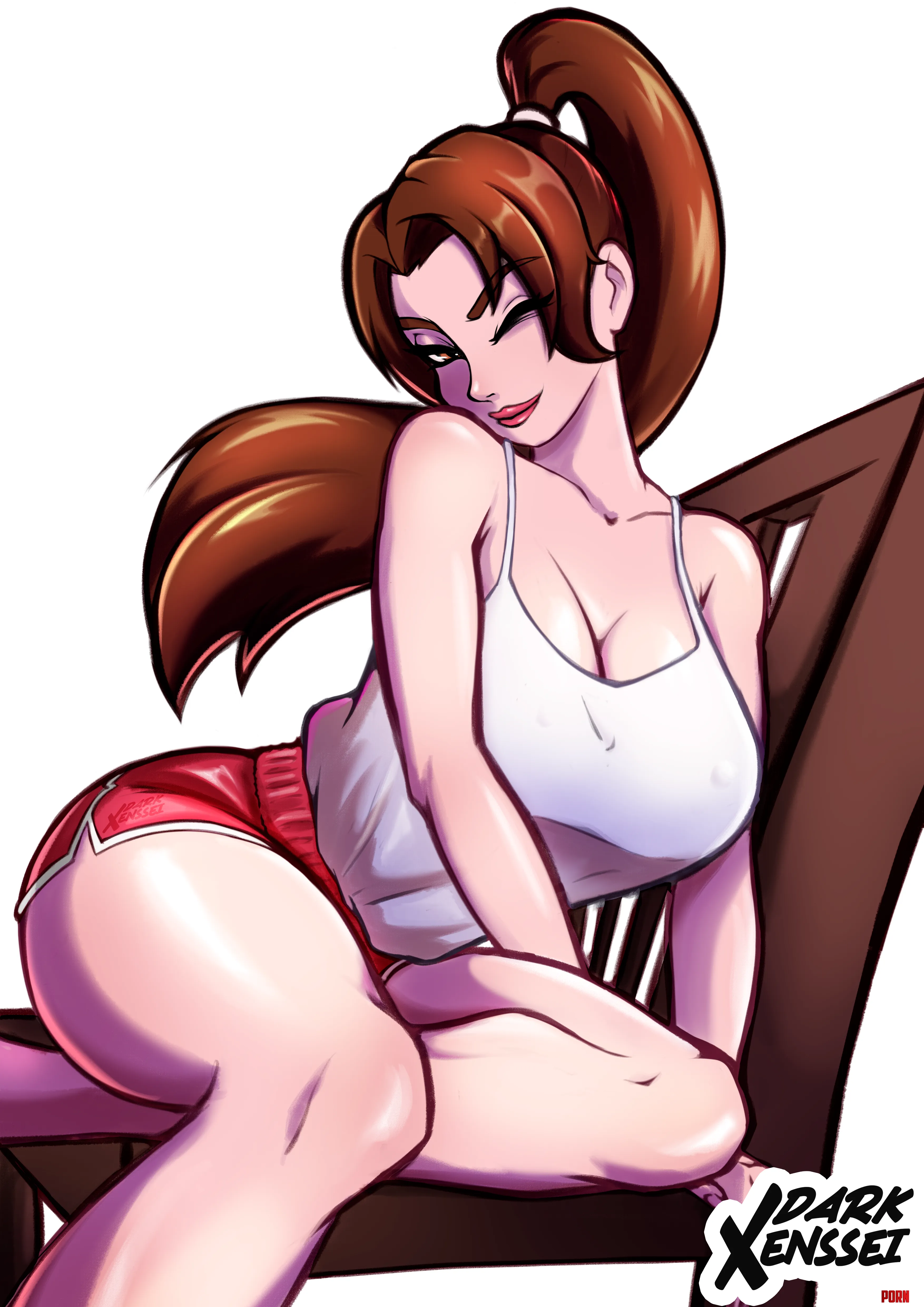 Mai Shiranuis Thighs looks so smooth  DarkXenssei by DarkXenssei