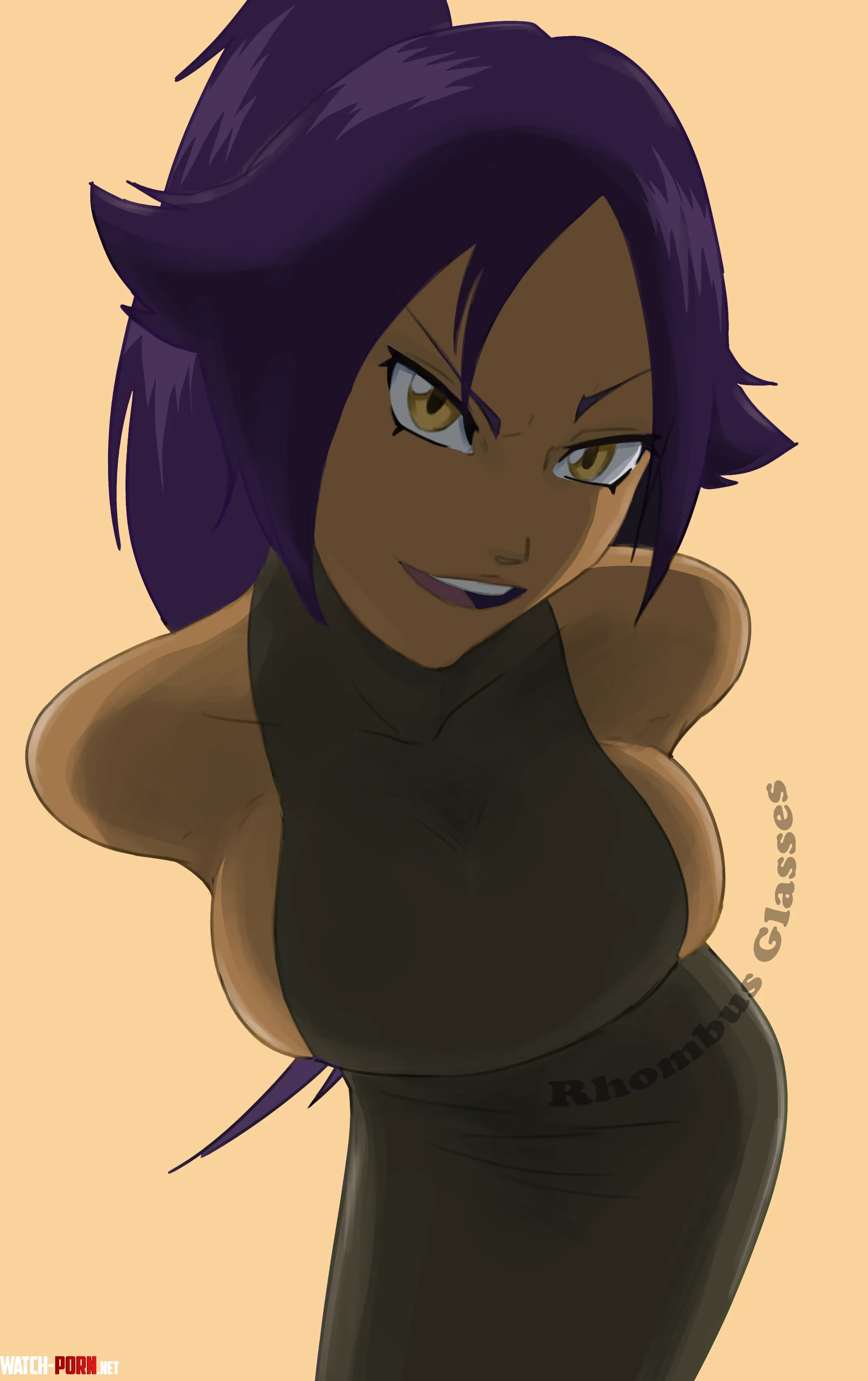 Yoruichi in a Tight Dress RhombusGlasses by RhombusGlasses