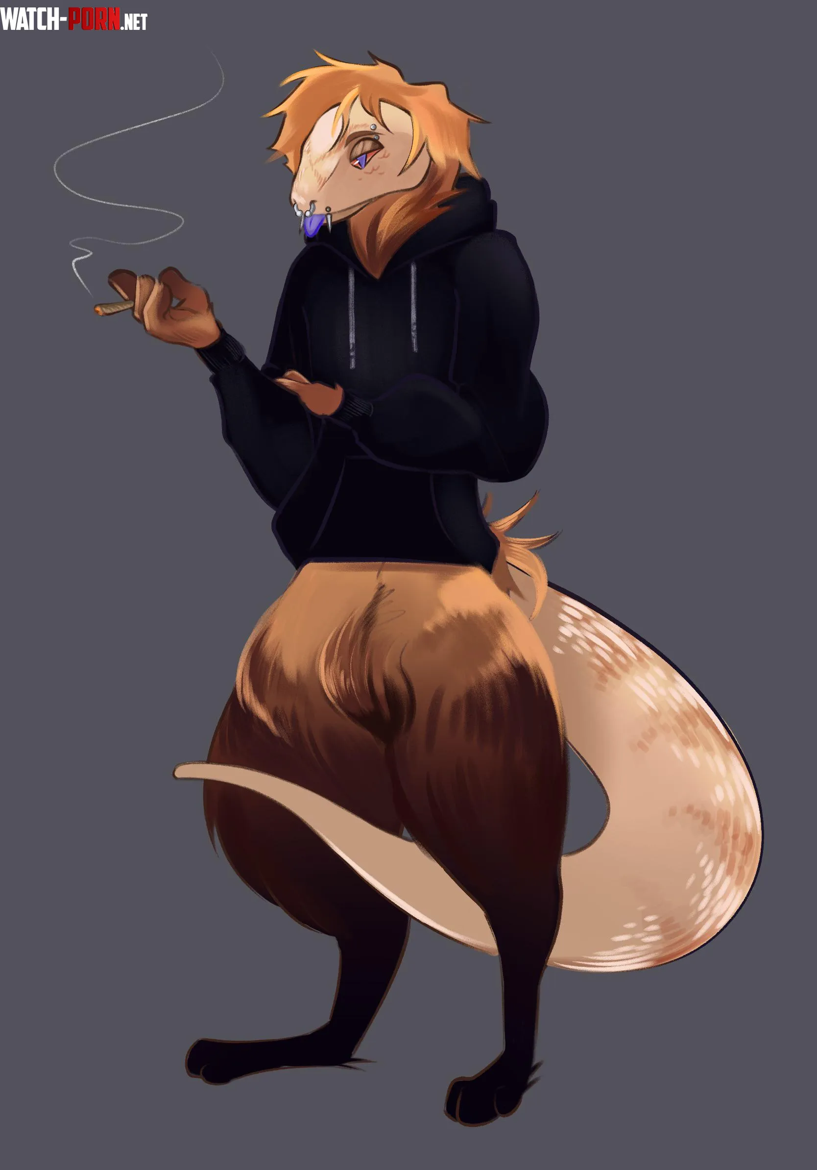 Idk if I really consider myself a furry but made a sona for fun anyways by Vveevill