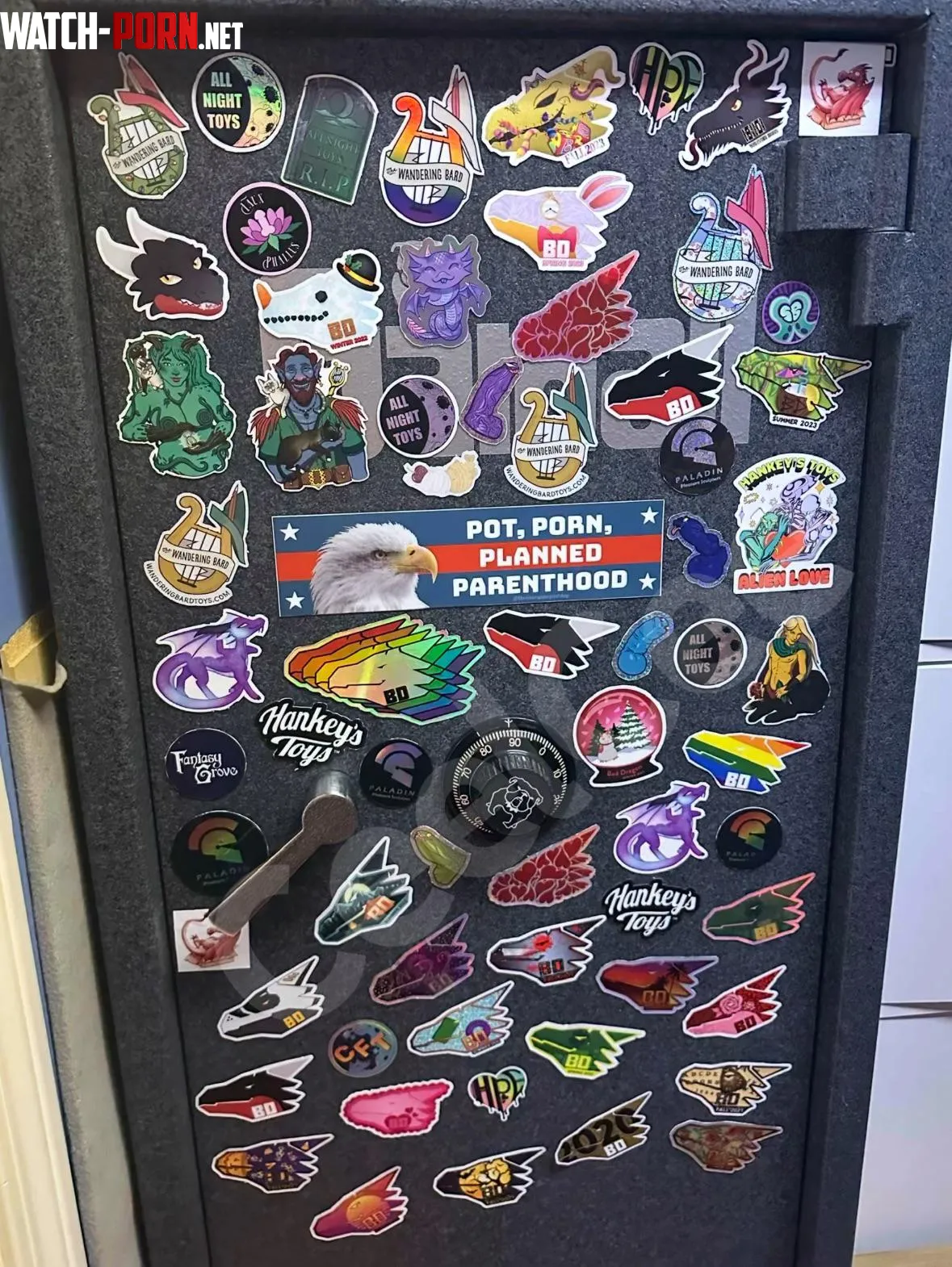 I turned my sticker collection into magnets  by CeelCee