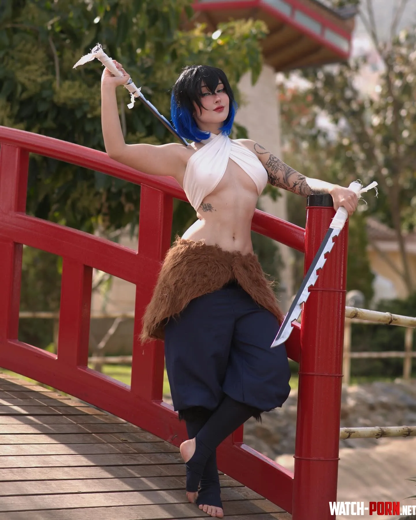 Inosuke cosplay by Nyukix by Nyukix