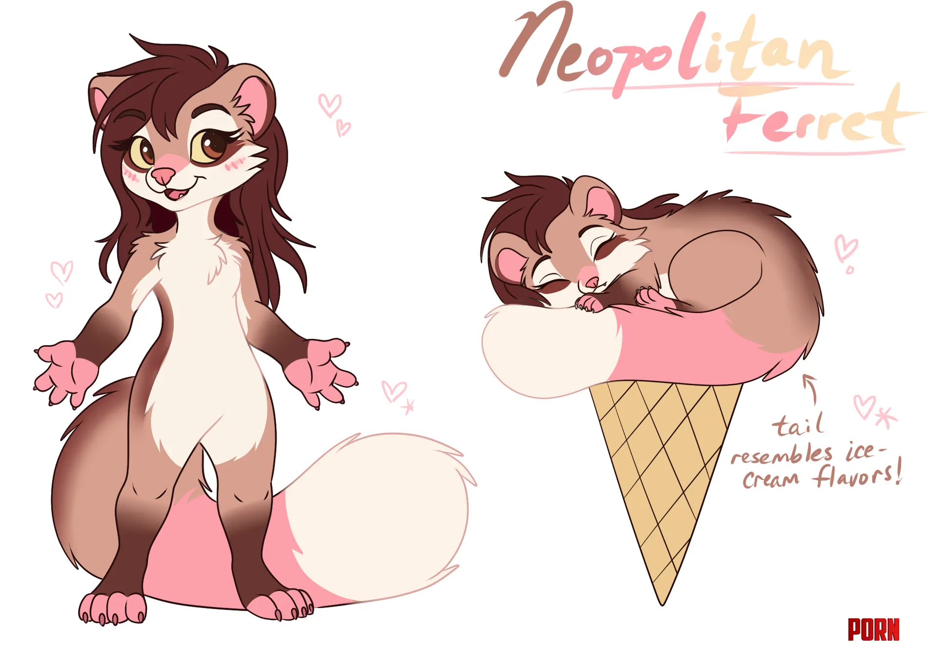  You Order An Ice Cream And This Cutie Is Sleeping On The Cone WYD Adoptable  By Me by Glittering-Amount-68