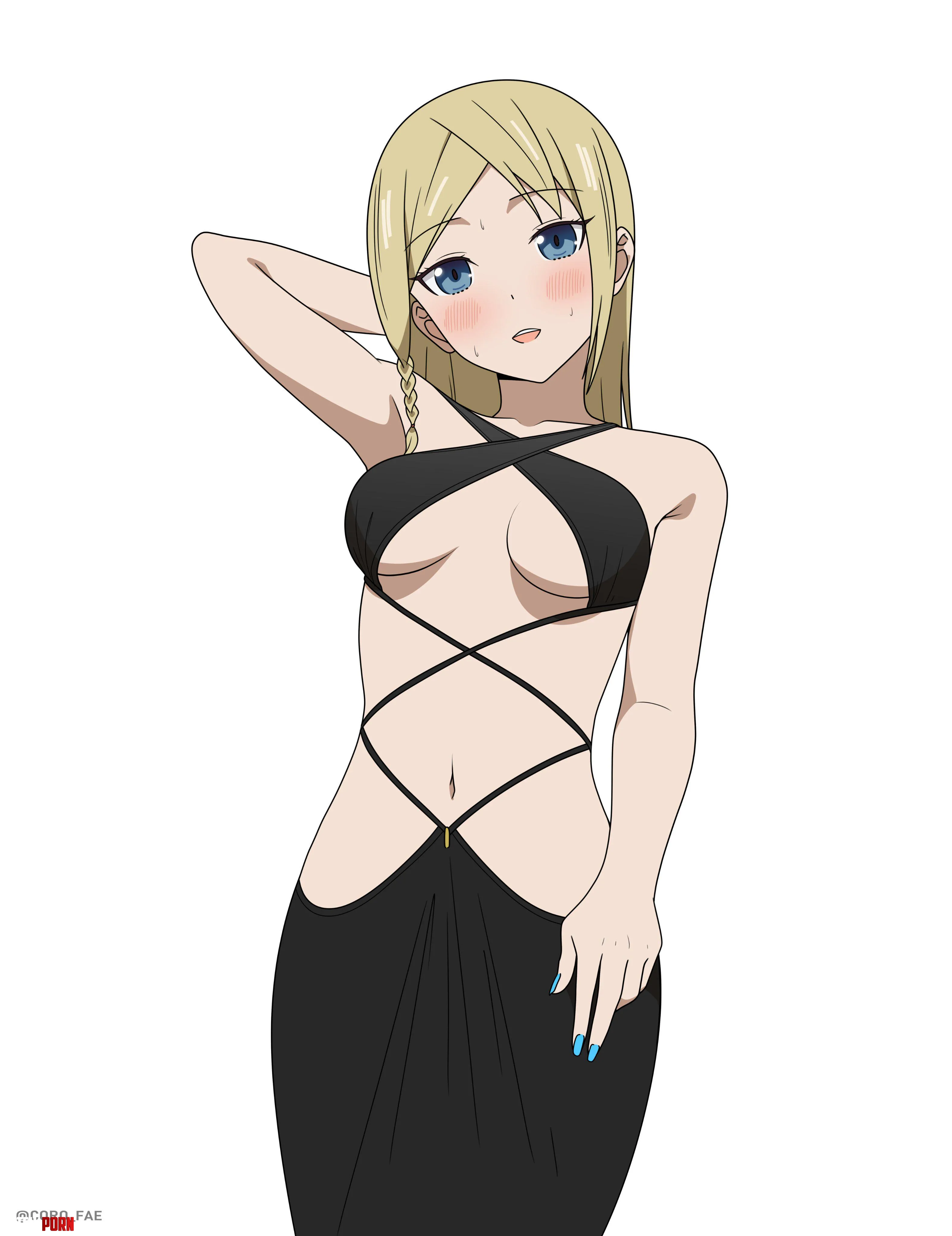 Hayasaka in a fancy dress by addtional_talk1956