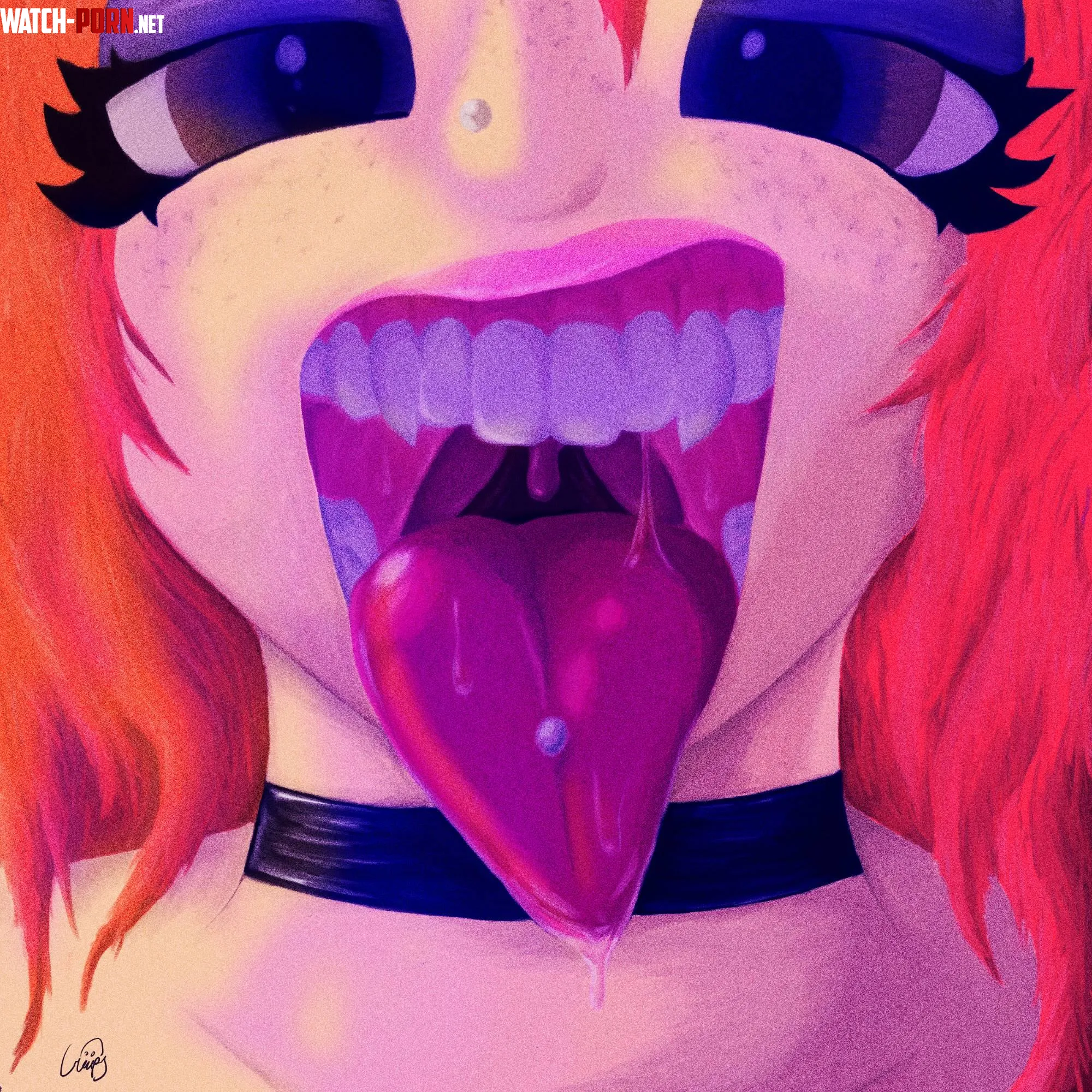 Image Female Pred Simple Mawshot OC CreepyCadaver by Dolphininatophat