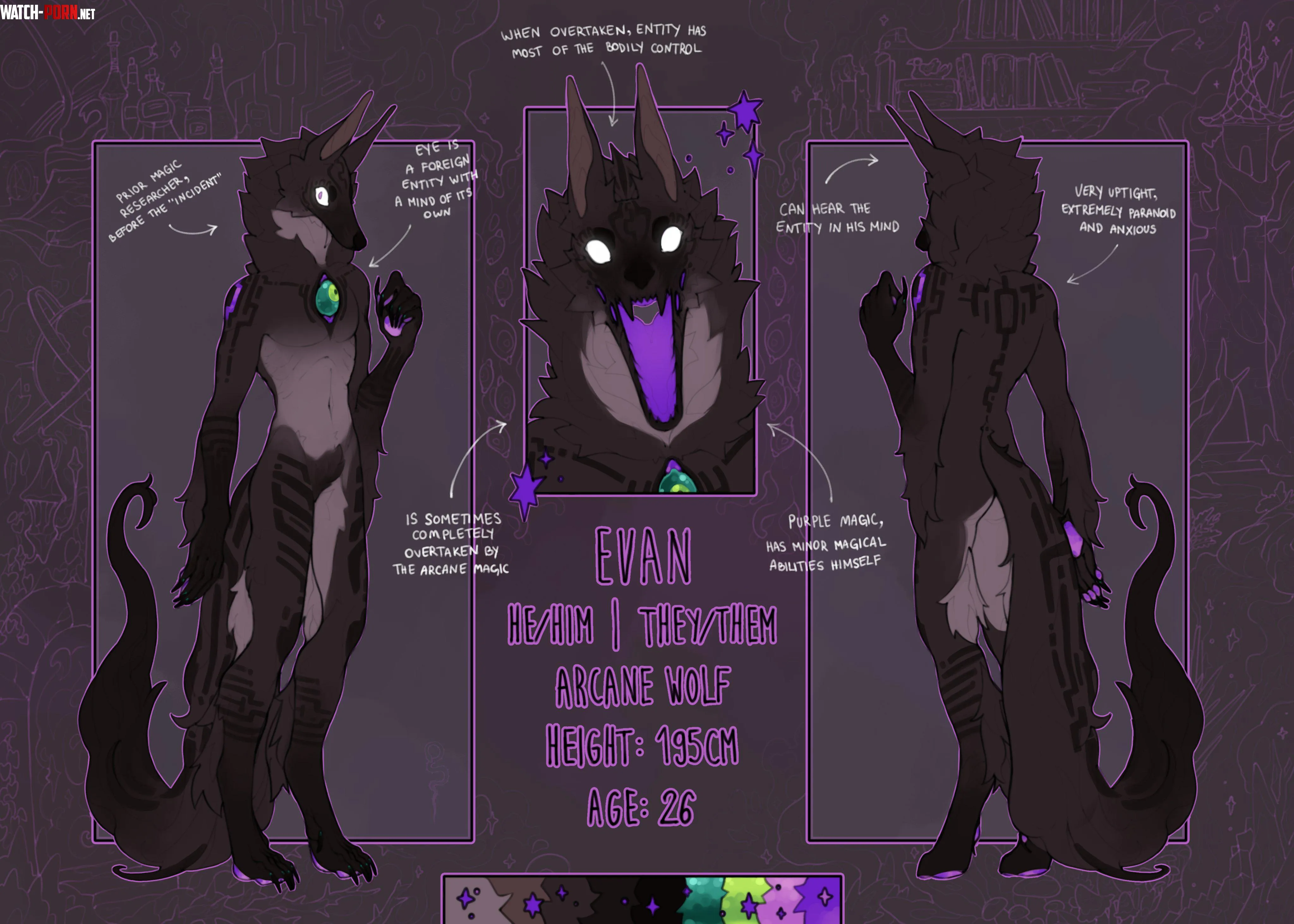 Ref sheet comm art by me 3 by MoonieTheCatt