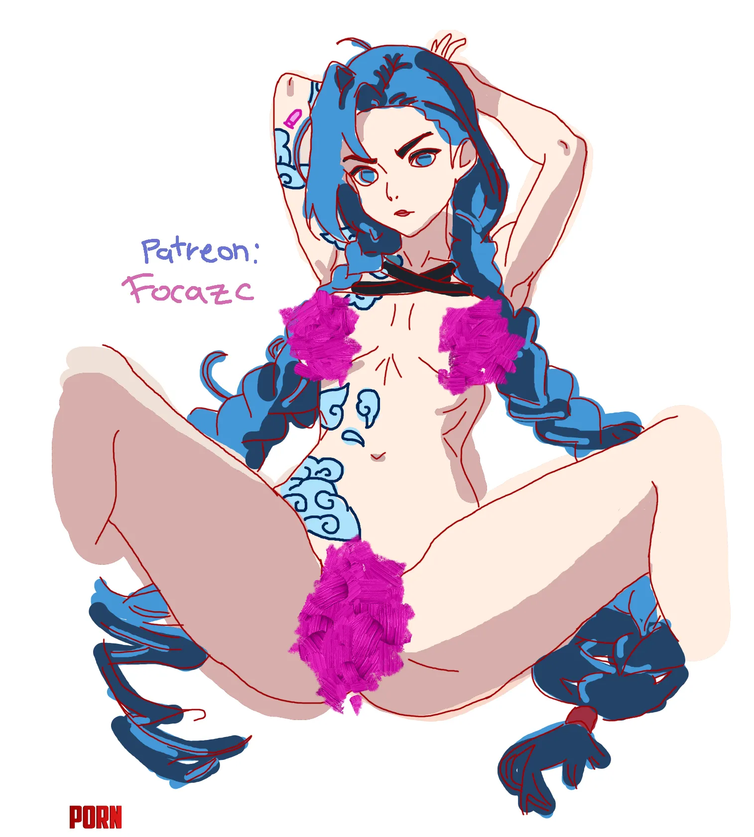 OC Jinx Work In Progress Focazc by CurrencyPleasant4721