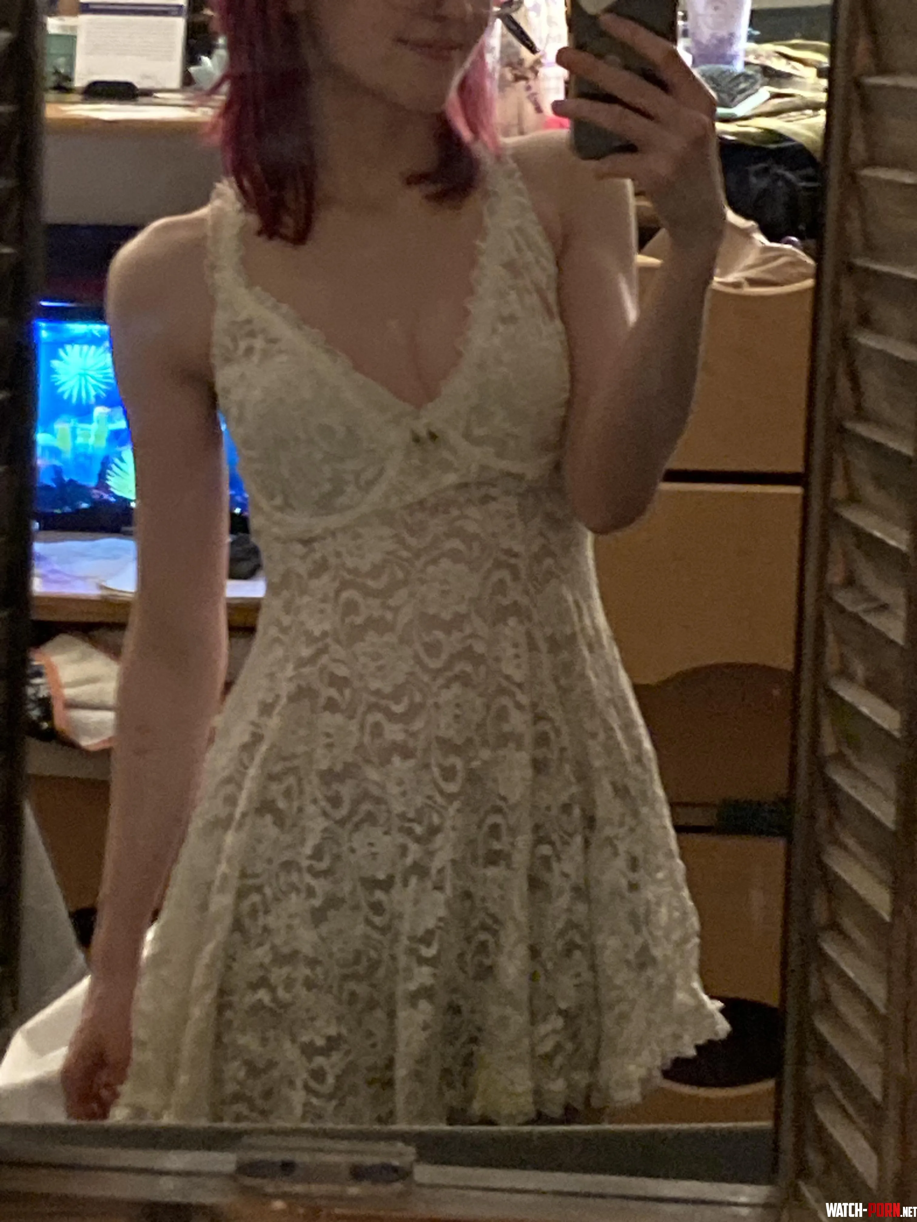 i love this dress i only wish it werent so see through  by fatfishfins