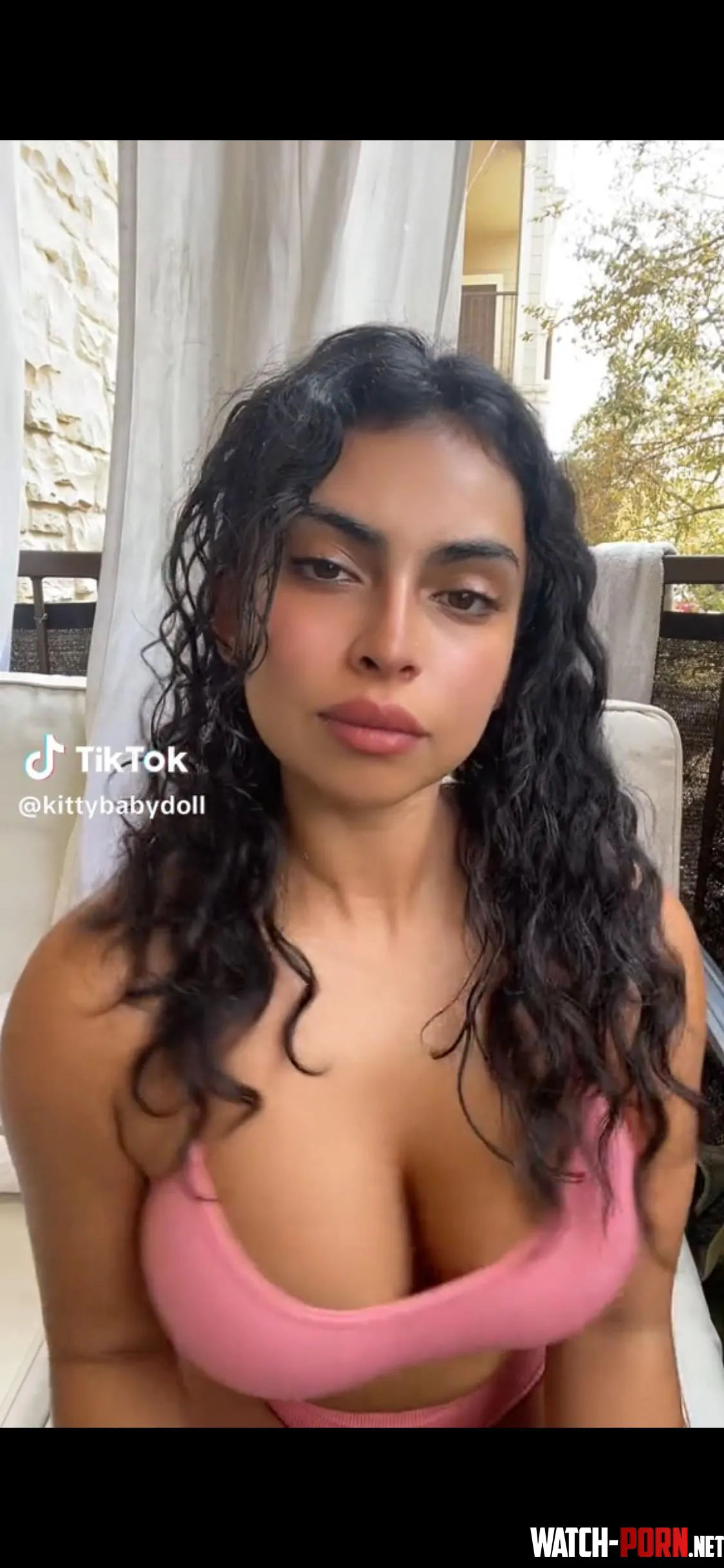 Cant find her with this TikTok this video is her doing the bouncing her tits trend by Key-Pomegranate1030