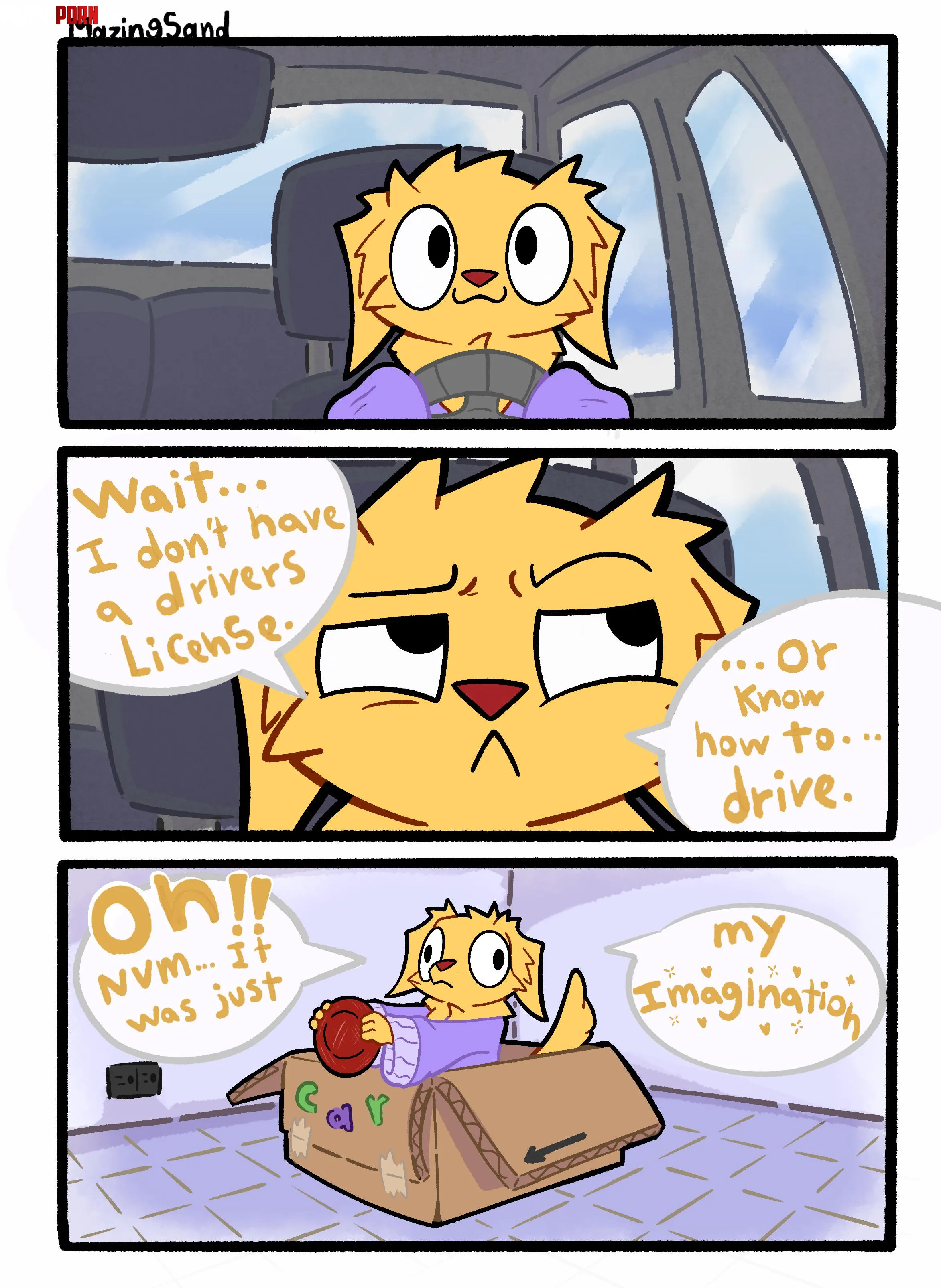 A MazingDOG COMIC Imagination Car 2022 repost by me by MazingSand