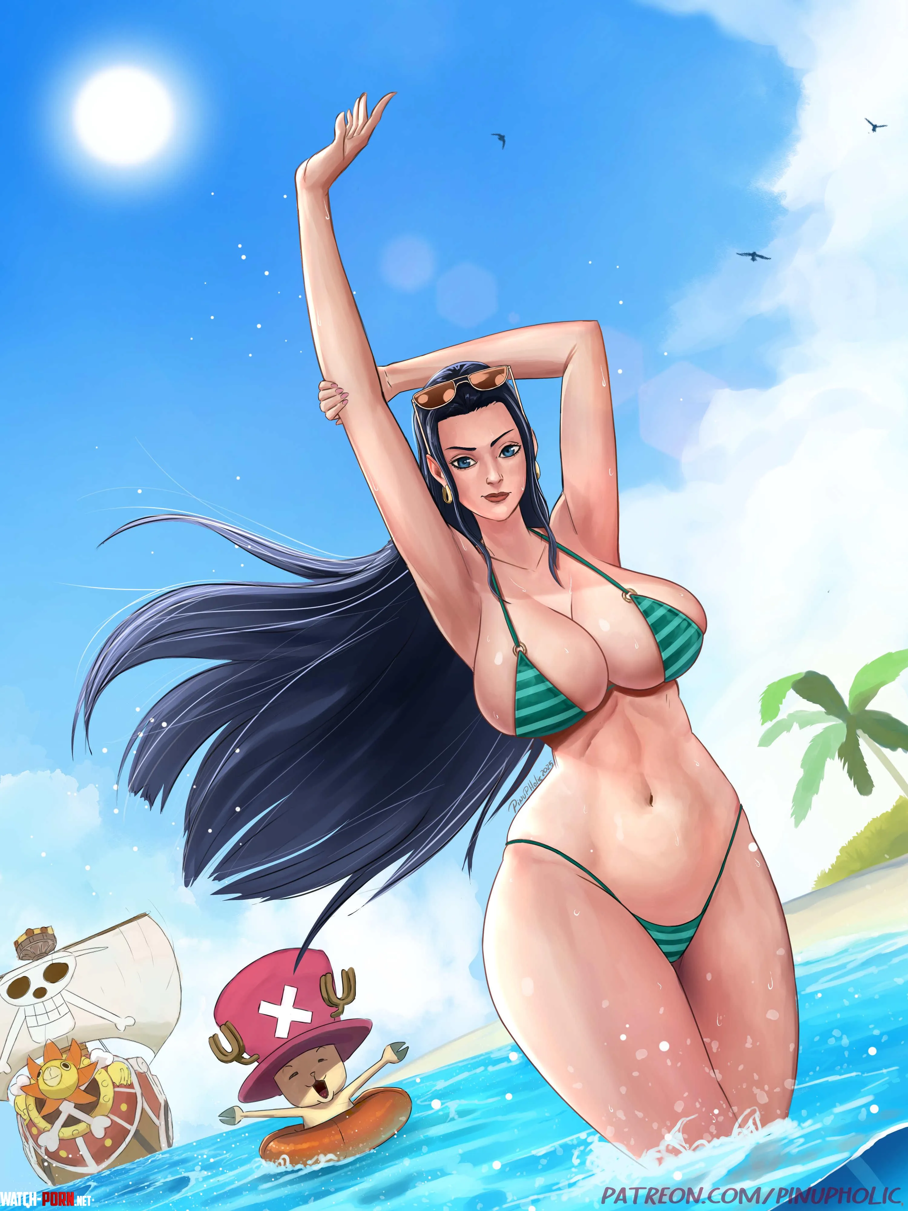 The most recent girl made for my support page Nico Robin from one piece by me by DrawZone7