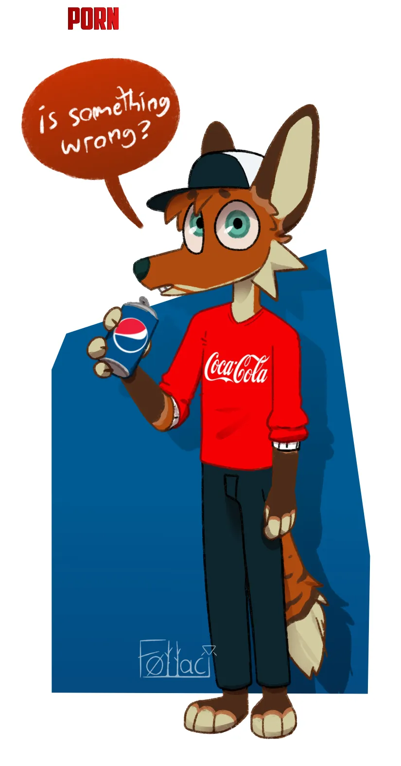 Fav soda is Pepsi but I love wearing Cocacola shirts gt Bite me by Follaci