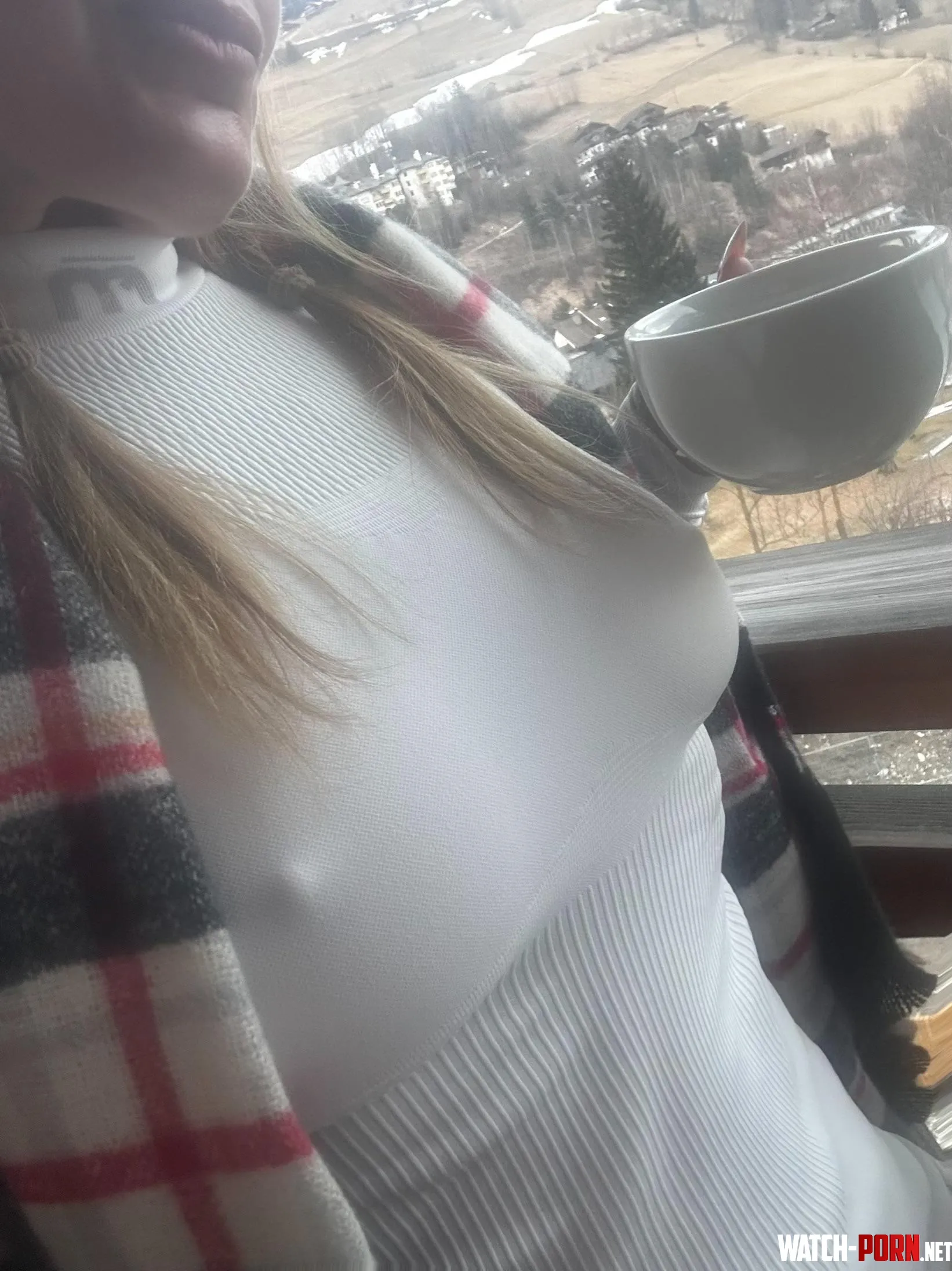 ski aprs ski braless by thegoddesswife