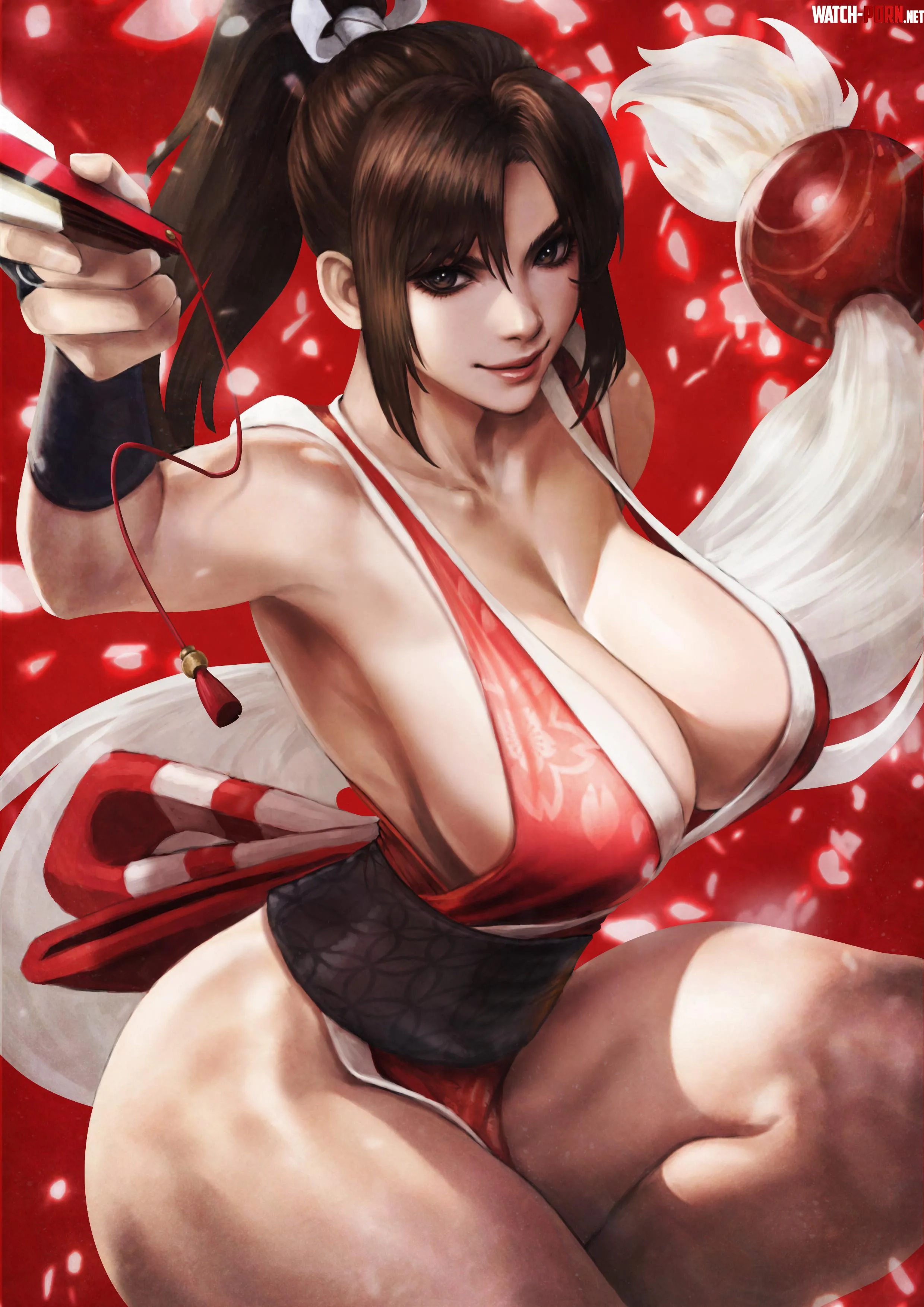 Mai Shiranui Monori Rogue The King of Fighters by EroMestre