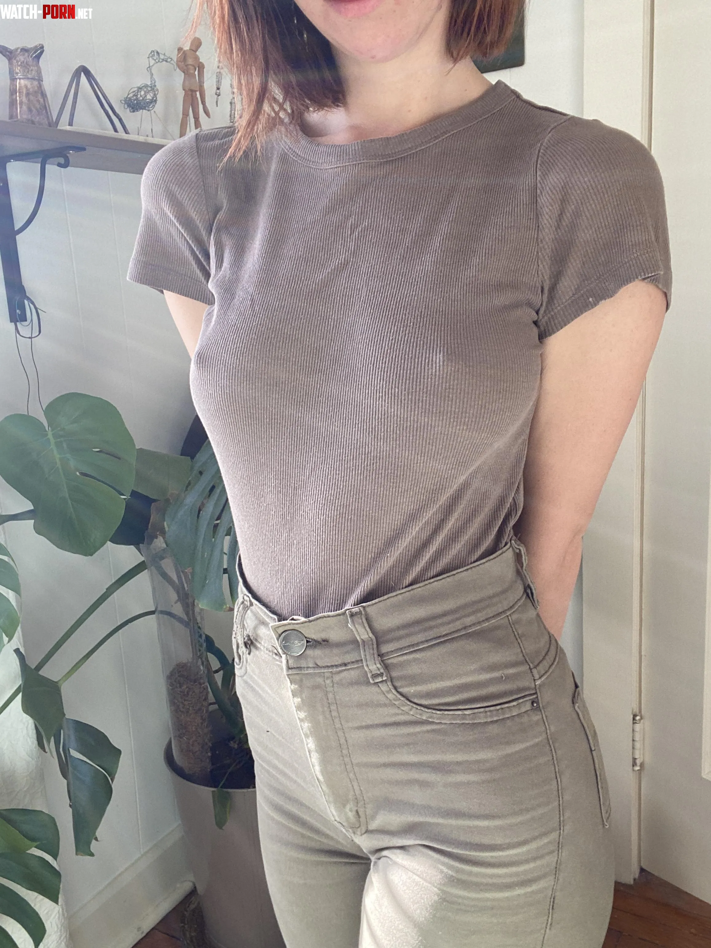 I love wearing this top braless by Purple-Amelia