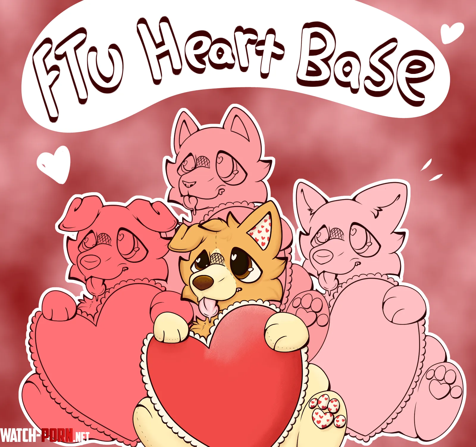 Ftu valentines base by Bow-WowArts