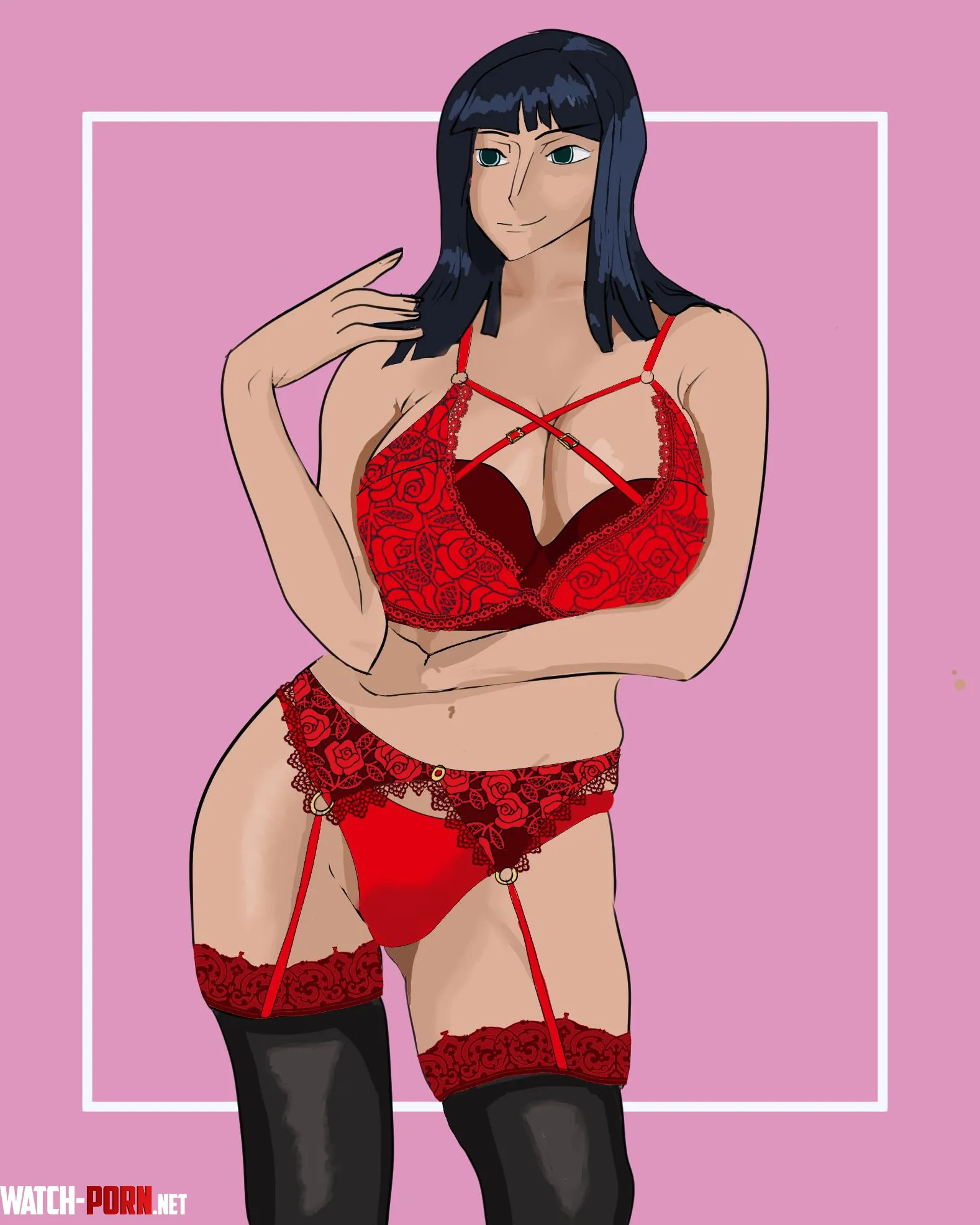 Robin in some lingerie by me by SlyColossus