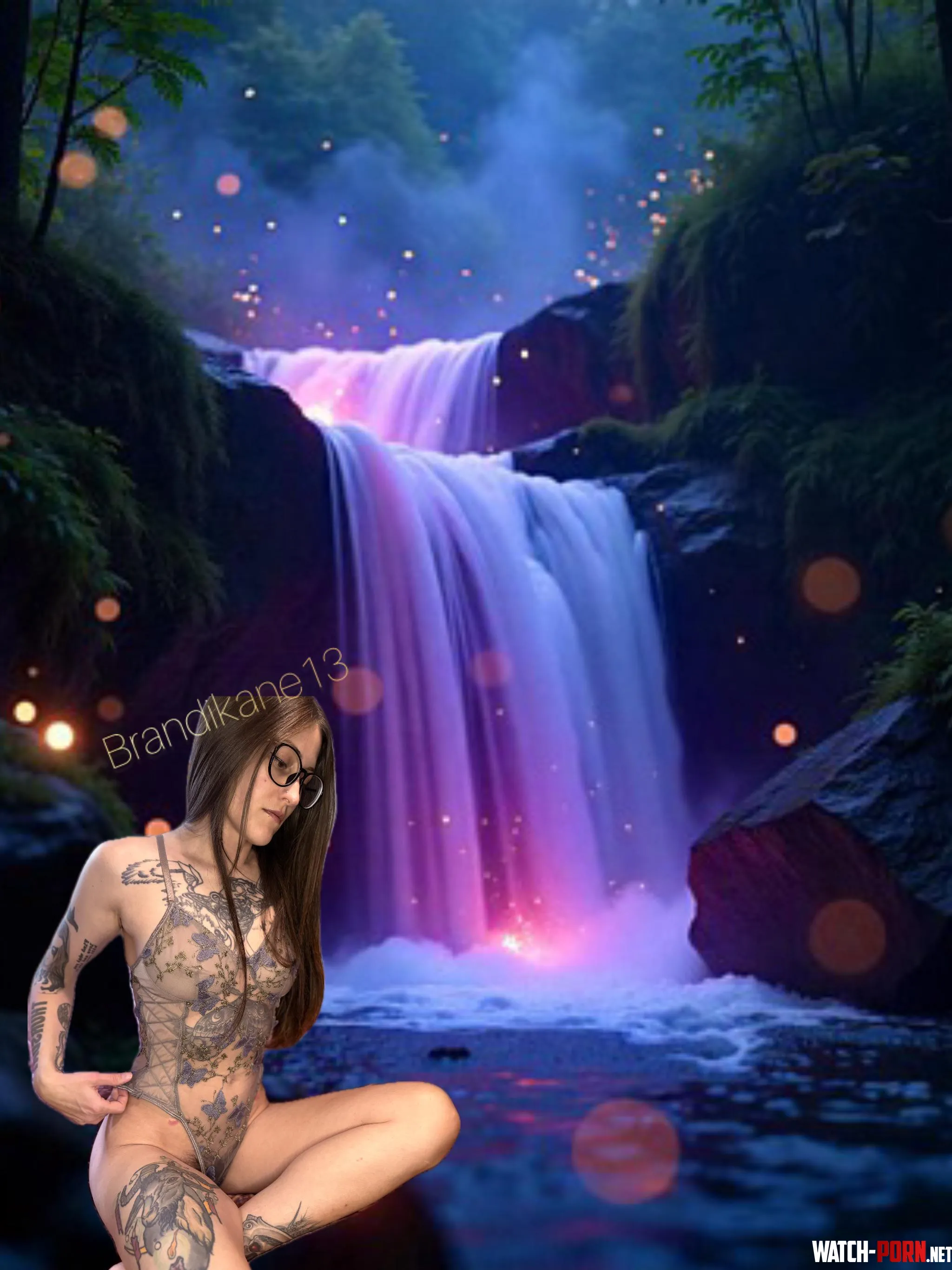 Fantasy waterfall by BrandiKane13_