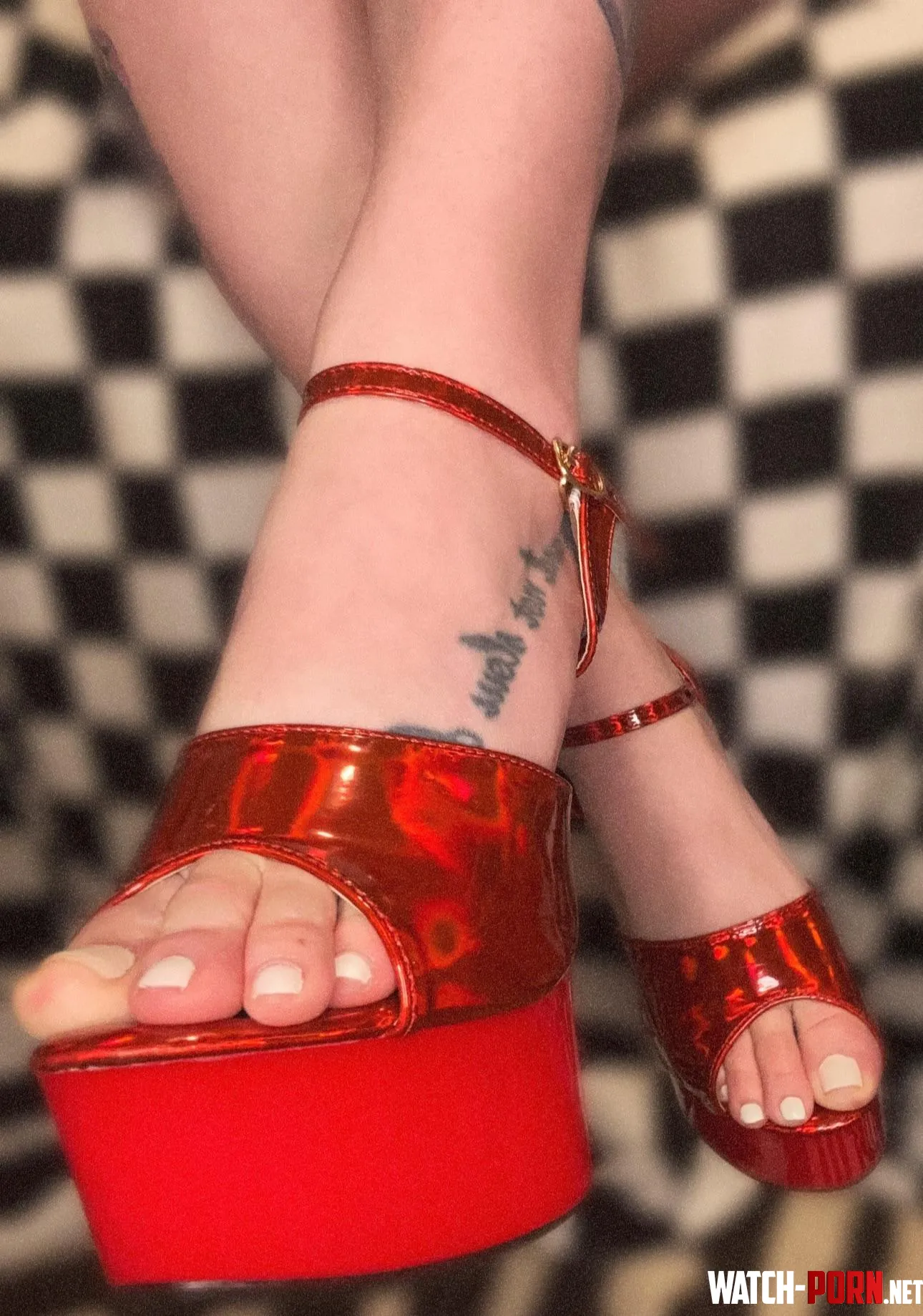 red heels and soft soles ready to be worshipped by daisyjade333