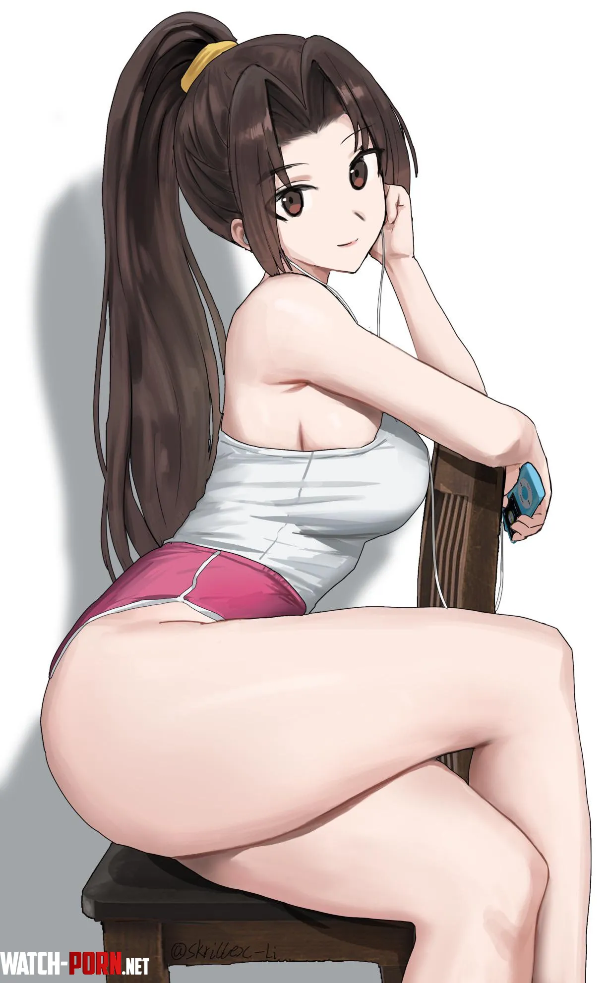 Mai thighs by Silent_Steak_9540