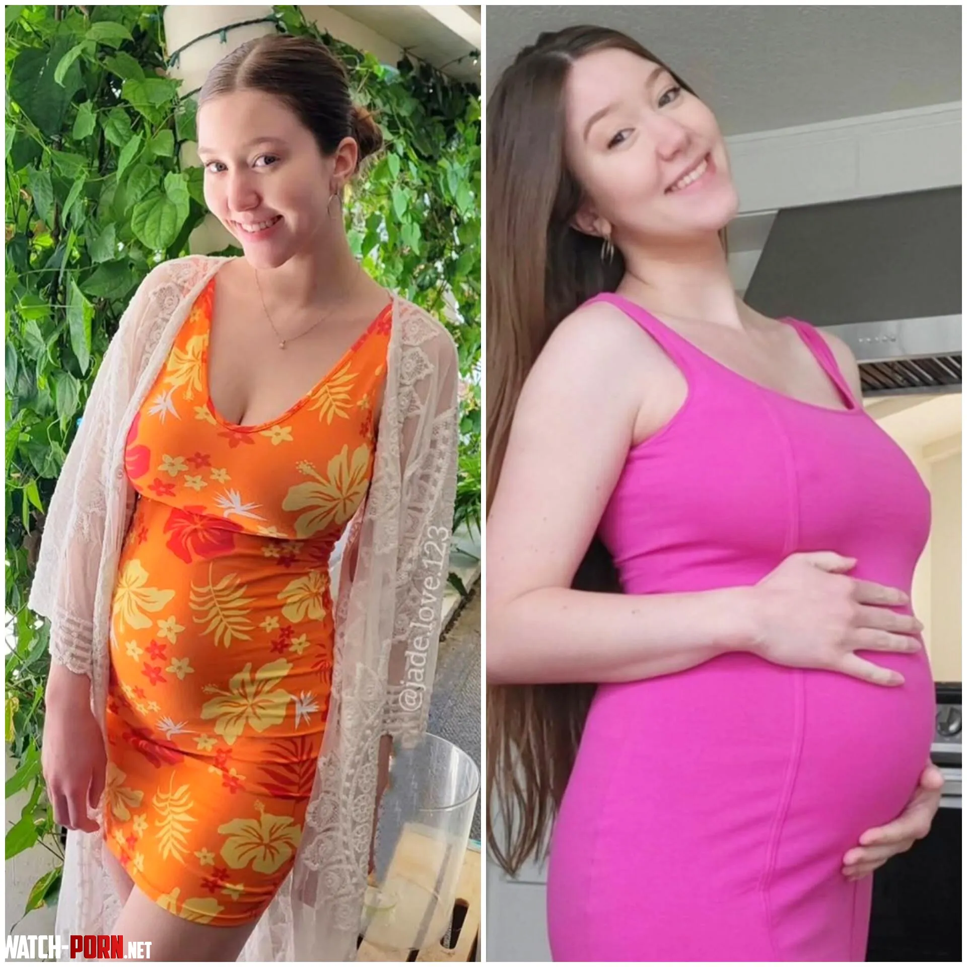 Which dress looks better on my pregnant body by jade_love_12345