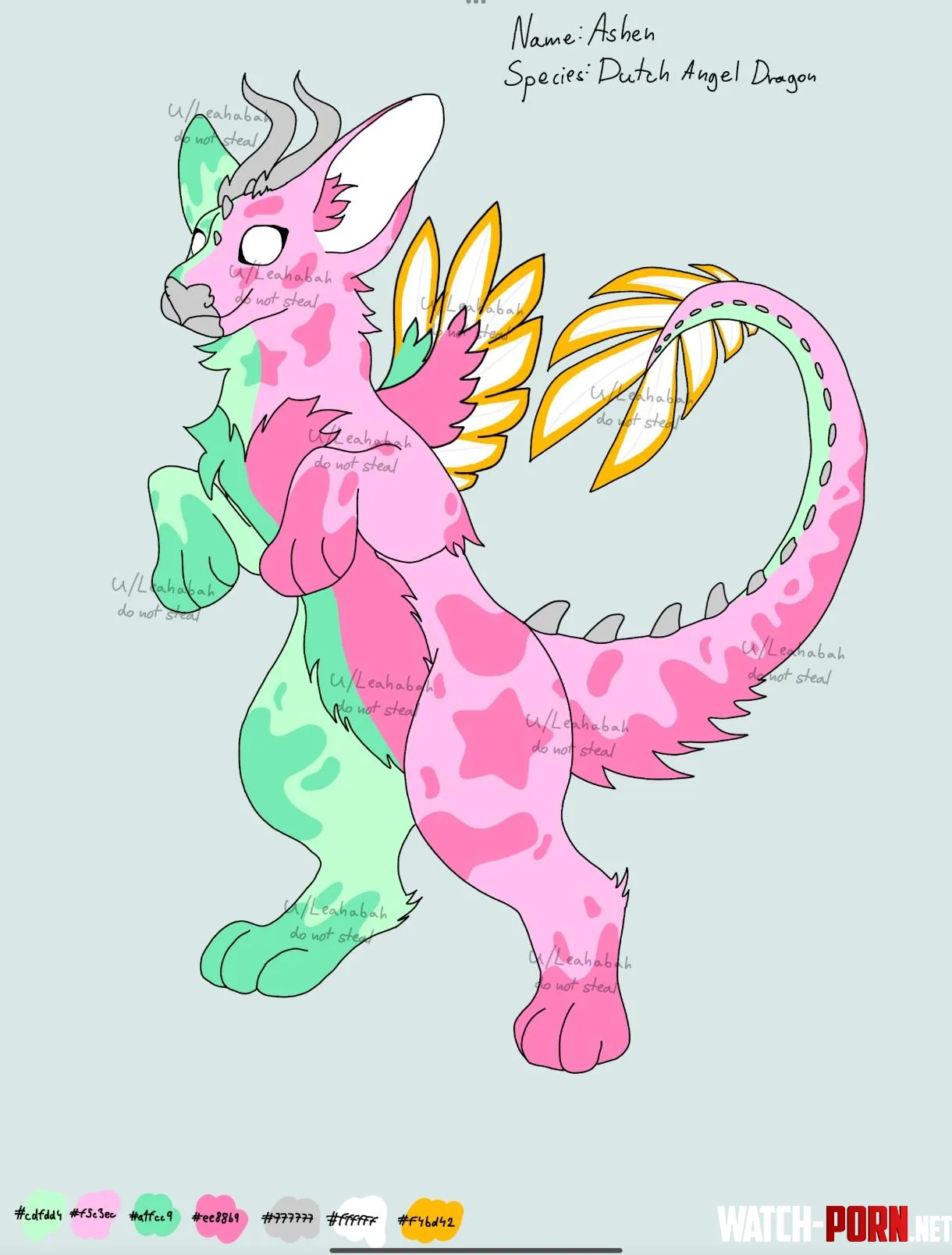 My new sona Ashen I need design help though by Leahabah