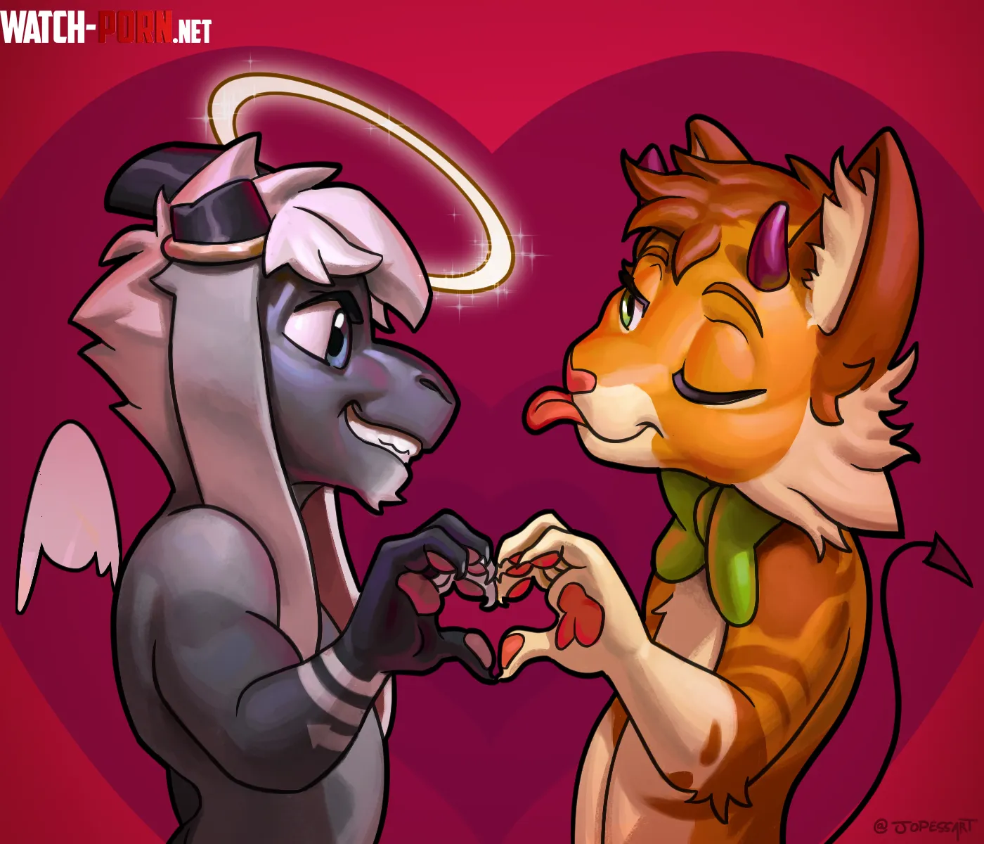 A Valentines YCH I did recently   Jopessart by jopessart