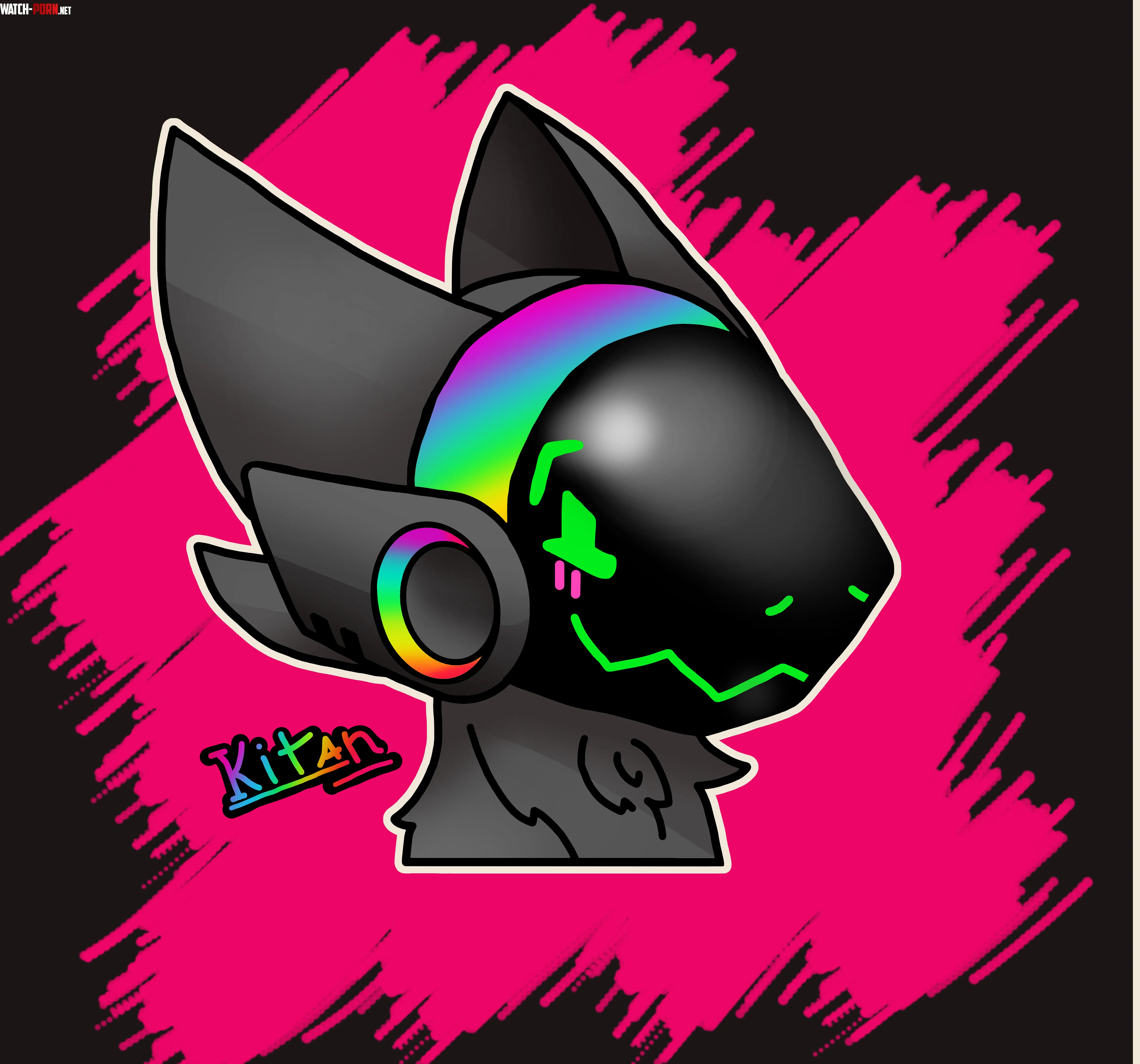 RGB toaster likes you 3 Art by me by Kitan077