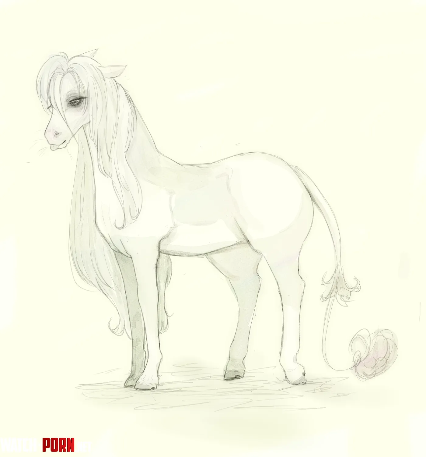 Horse practice for the first time in years by proteccguttsu