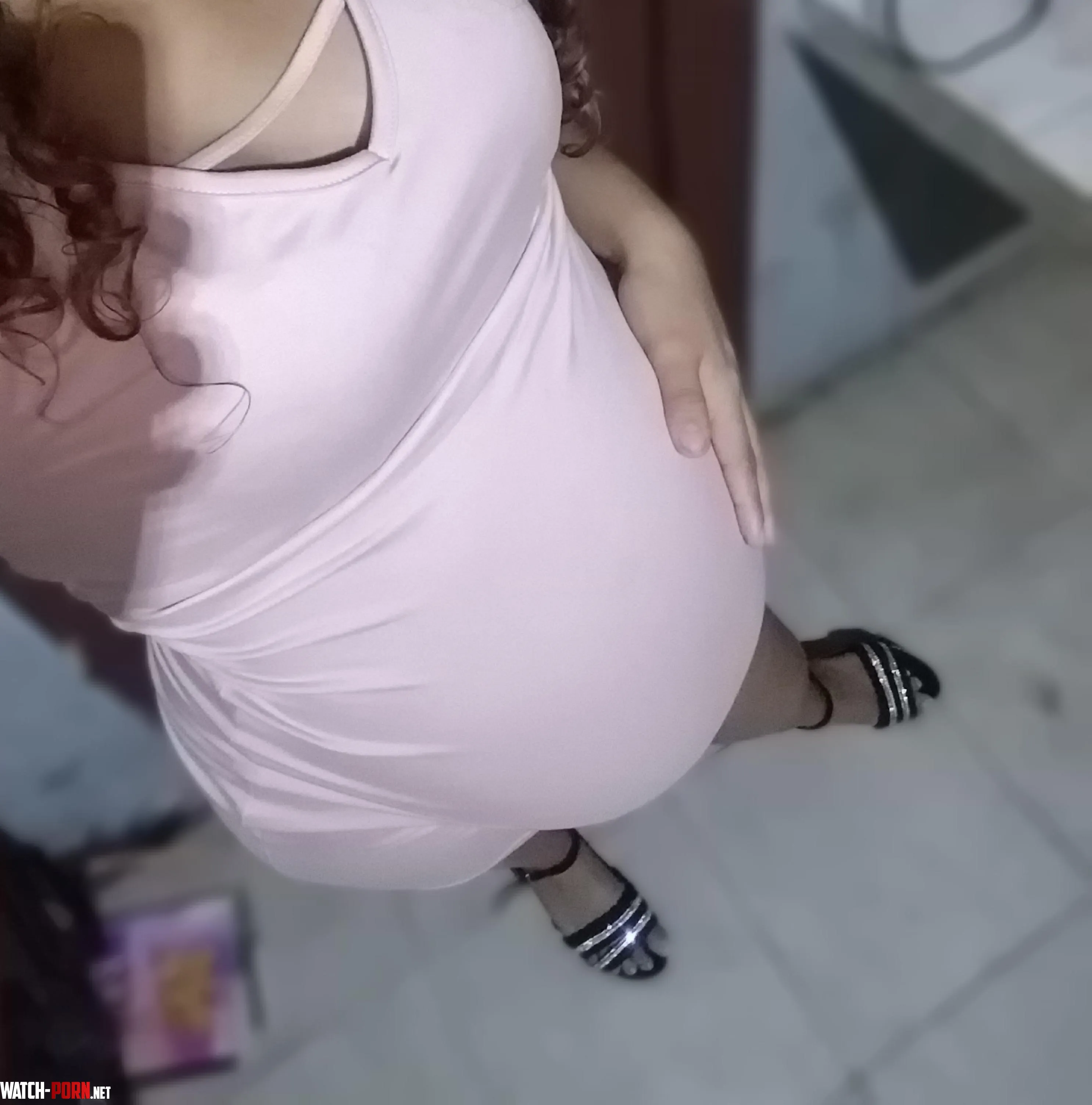 How does this tight dress look with my 8 months pregnancy by akmv1312